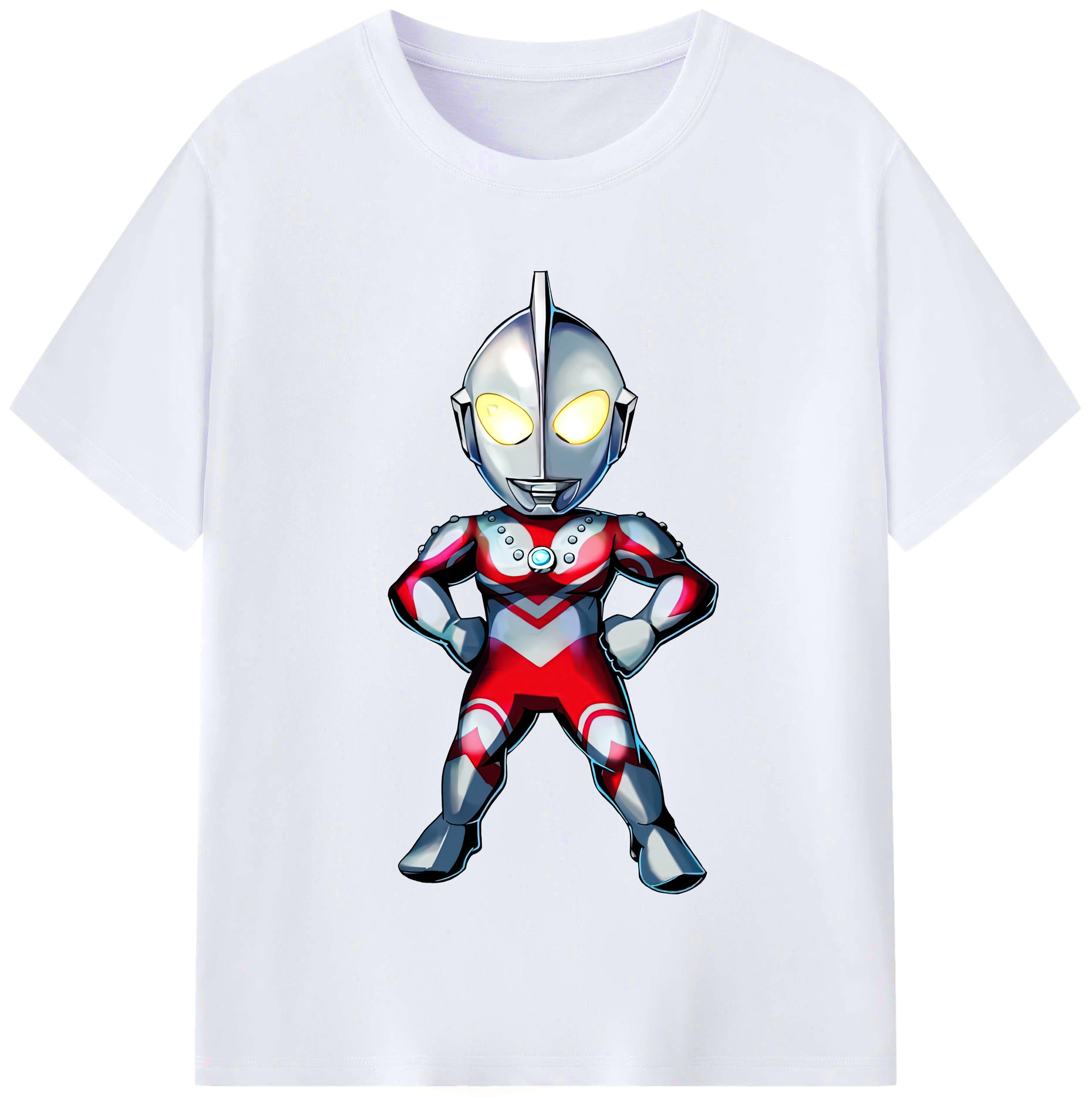 （画像用） ウルトラマン Ultraman レディースカジュアルプリントTシャツ（綿100％）