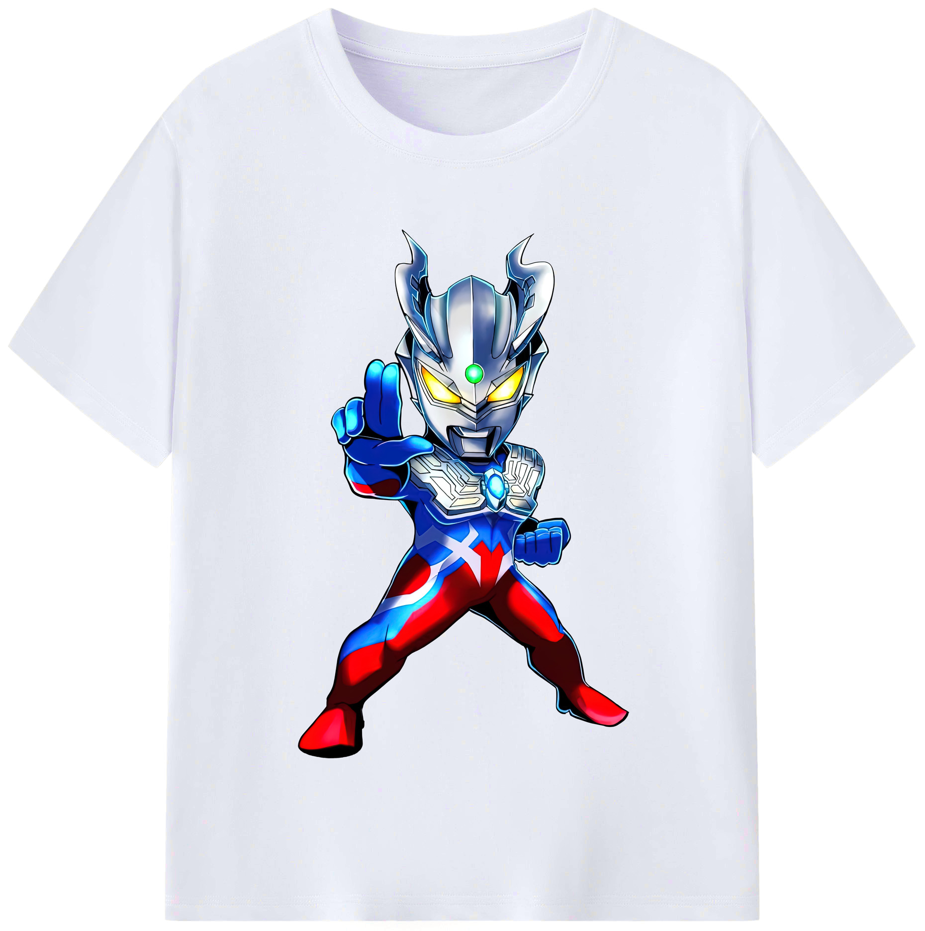 （画像用） ウルトラマン Ultraman レディースカジュアルプリントTシャツ（綿100％）