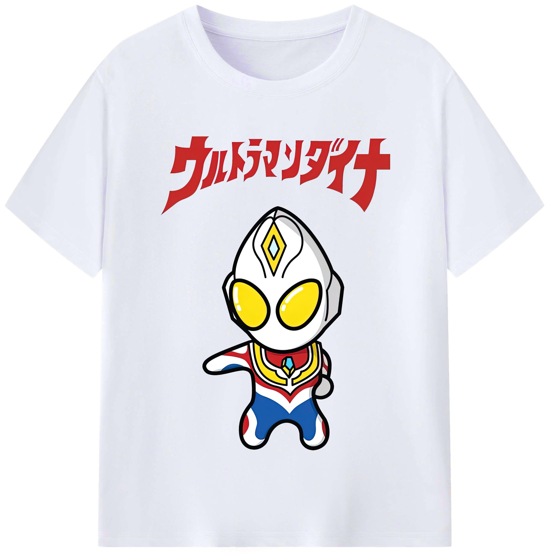 （画像用） ウルトラマン Ultraman レディースカジュアルプリントTシャツ（綿100％）