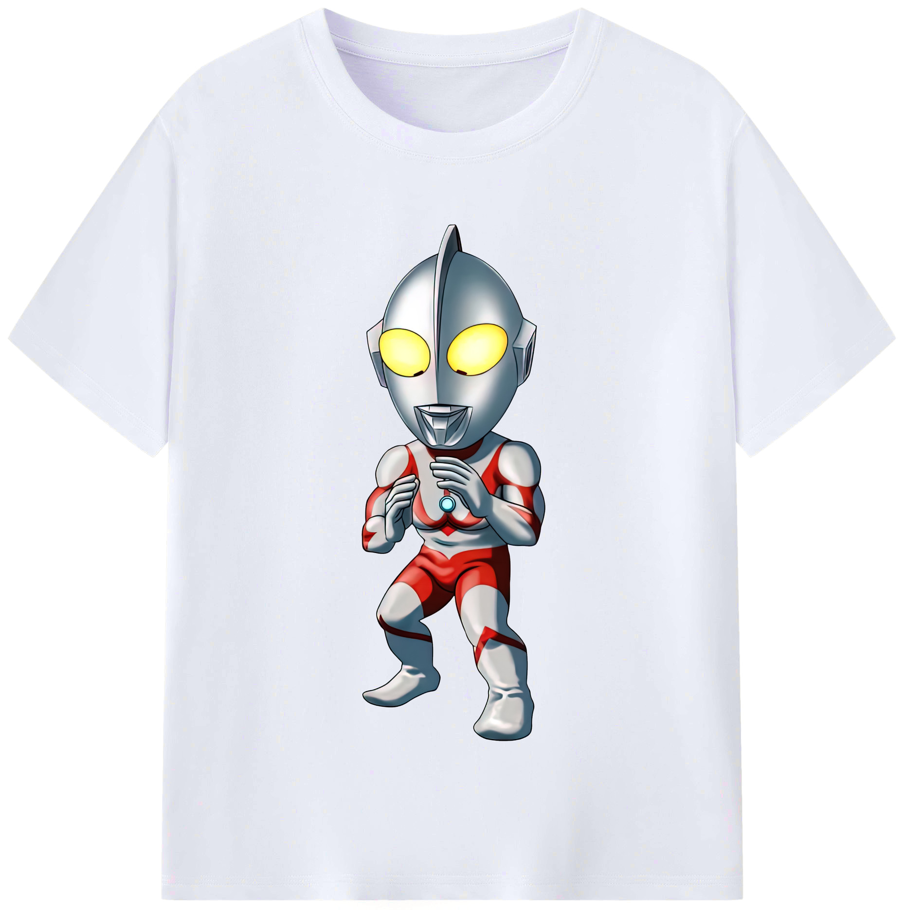 （画像用） ウルトラマン Ultraman レディースカジュアルプリントTシャツ（綿100％）