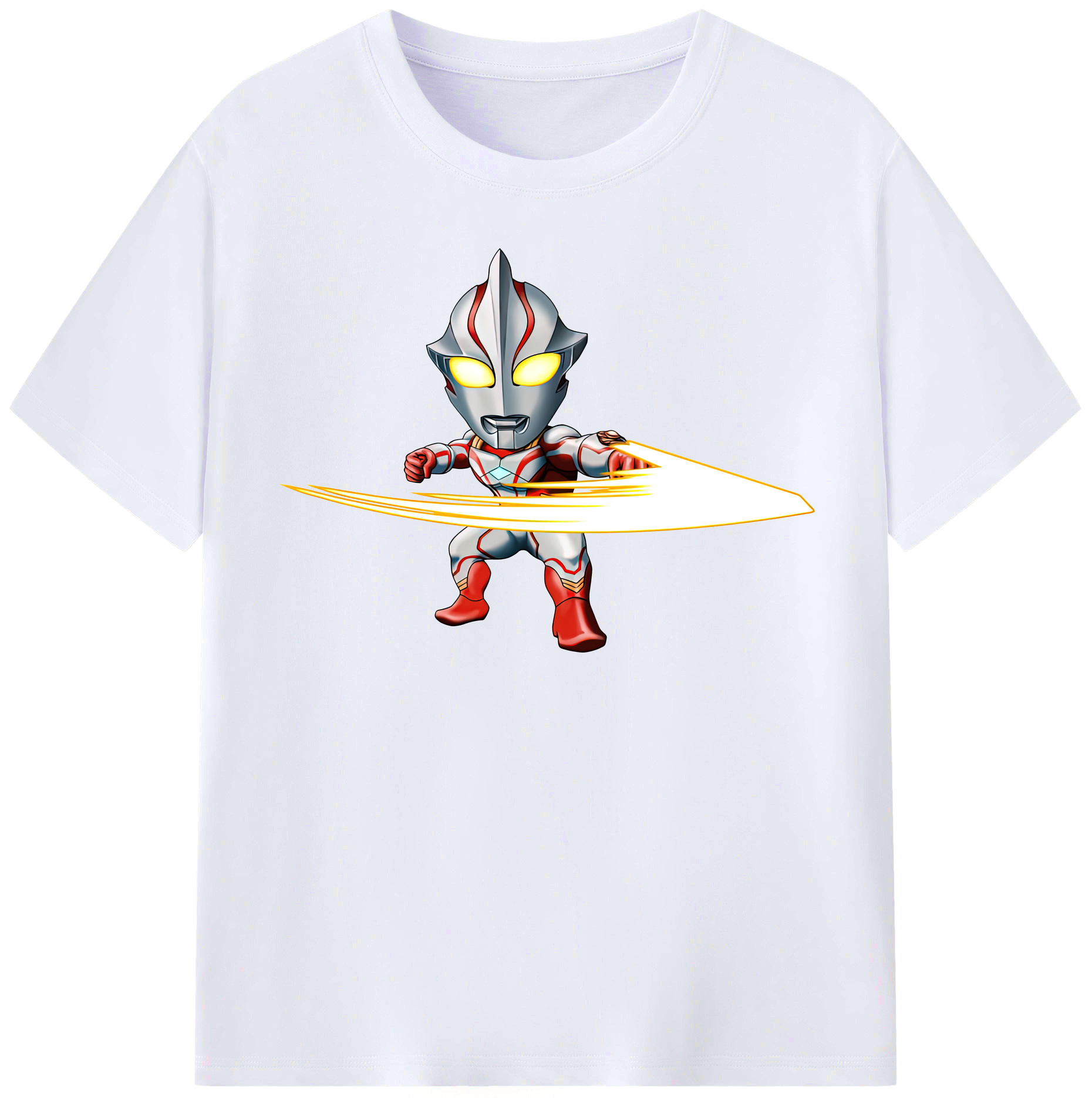 （画像用） ウルトラマン Ultraman レディースカジュアルプリントTシャツ（綿100％）