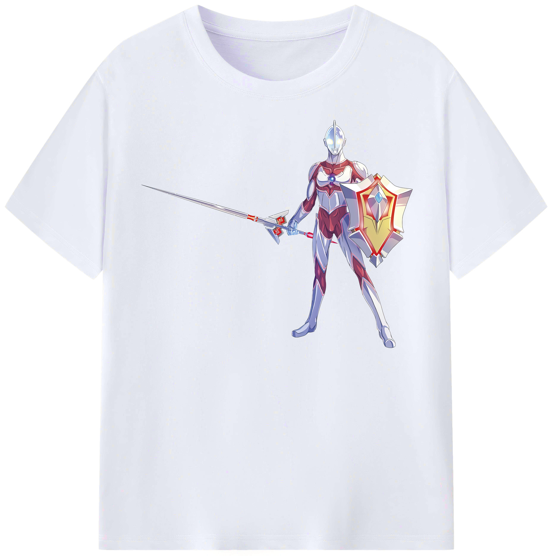 （画像用） ウルトラマン Ultraman レディースカジュアルプリントTシャツ（綿100％）