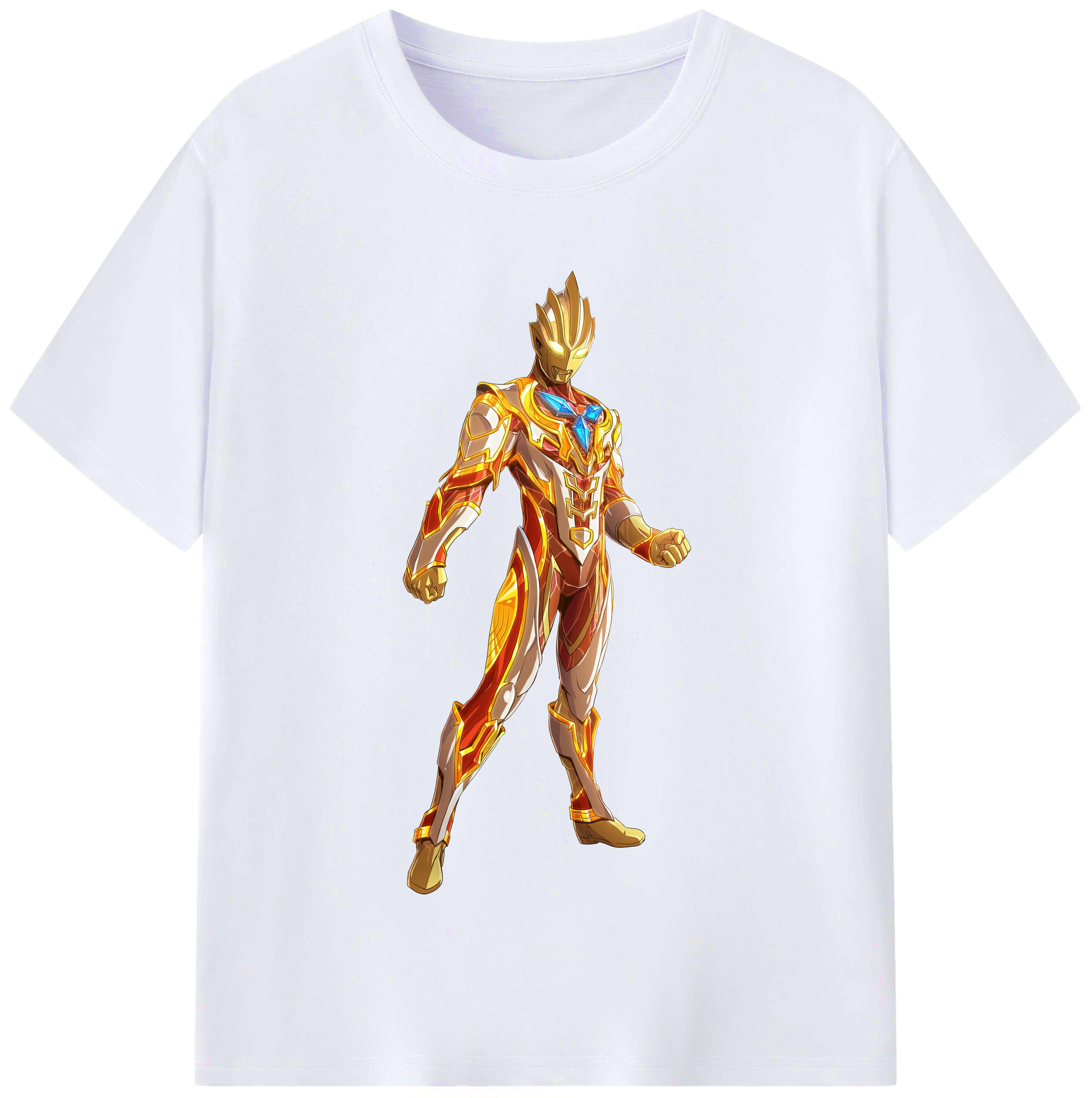（画像用） ウルトラマン Ultraman レディースカジュアルプリントTシャツ（綿100％）