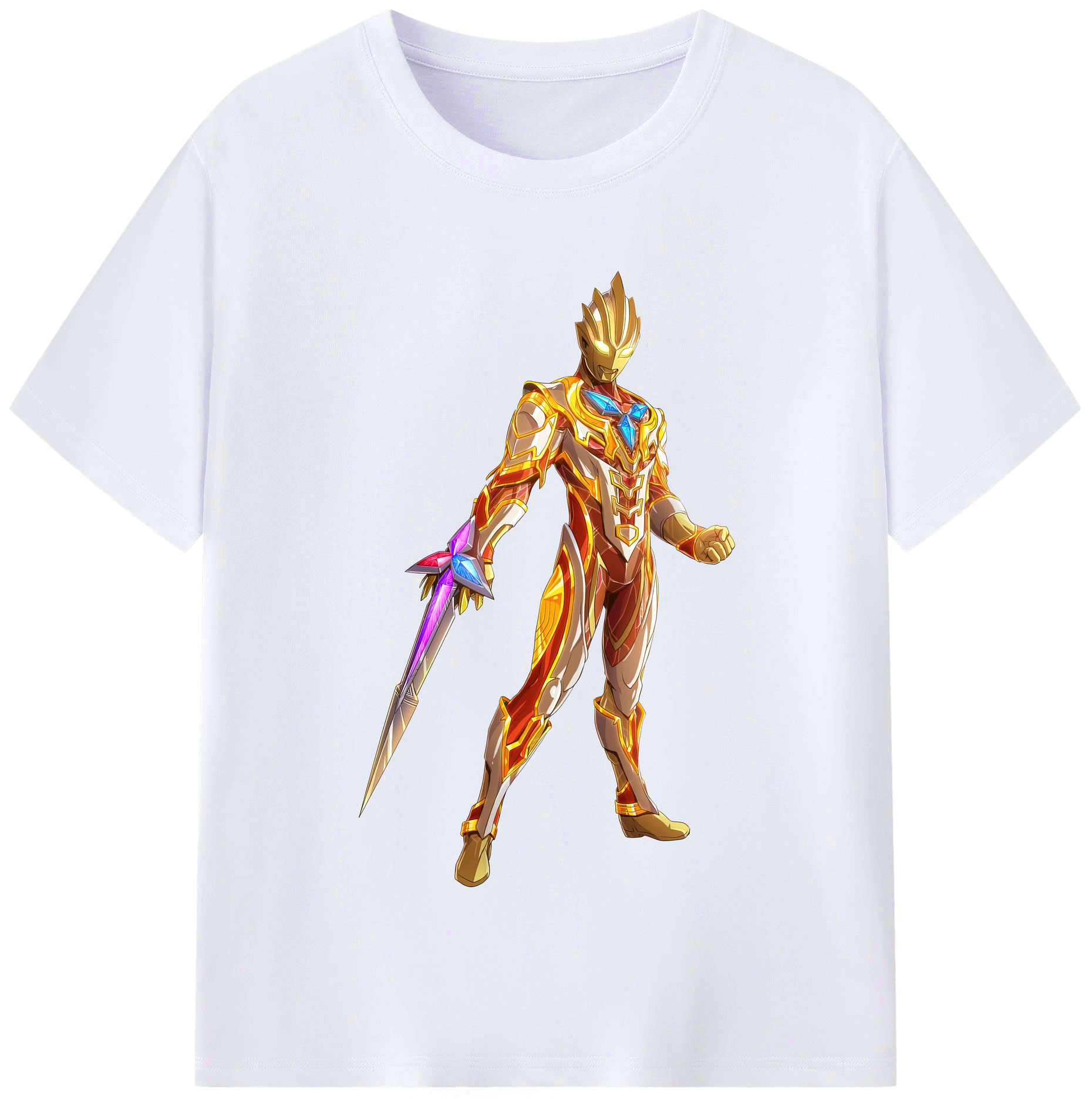 （画像用） ウルトラマン Ultraman レディースカジュアルプリントTシャツ（綿100％）