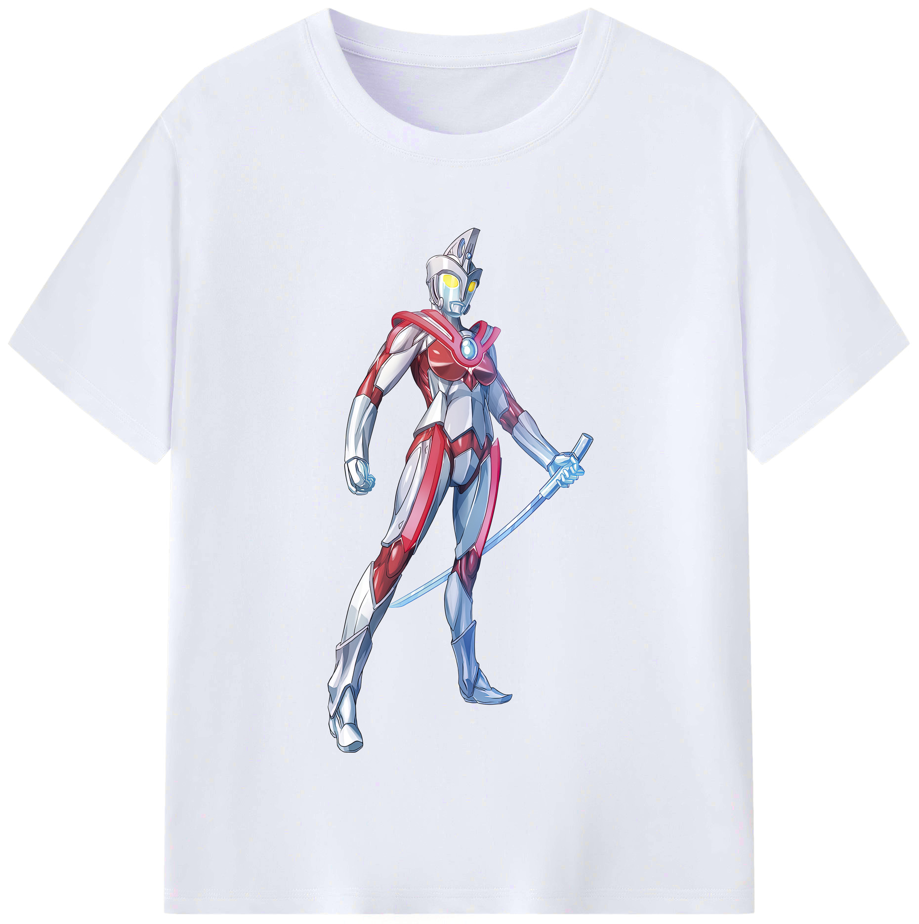 （画像用） ウルトラマン Ultraman レディースカジュアルプリントTシャツ（綿100％）