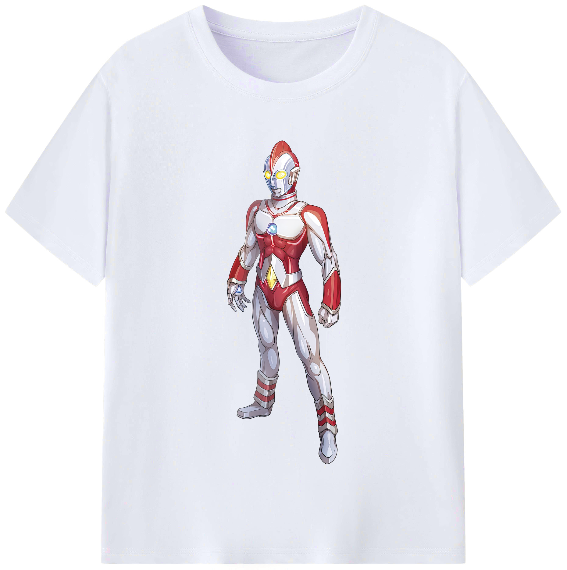 （画像用） ウルトラマン Ultraman レディースカジュアルプリントTシャツ（綿100％）