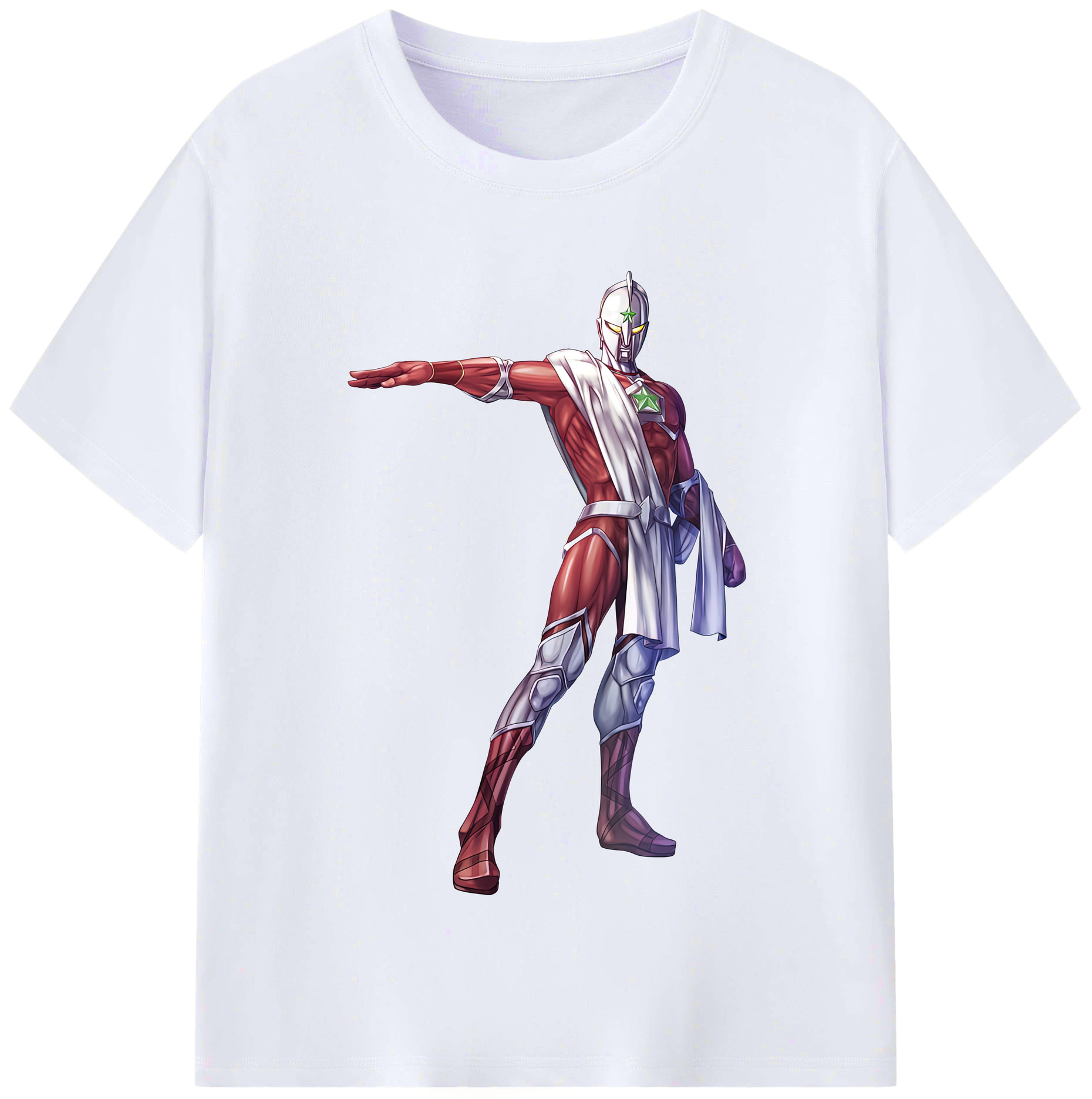 （画像用） ウルトラマン Ultraman レディースカジュアルプリントTシャツ（綿100％）