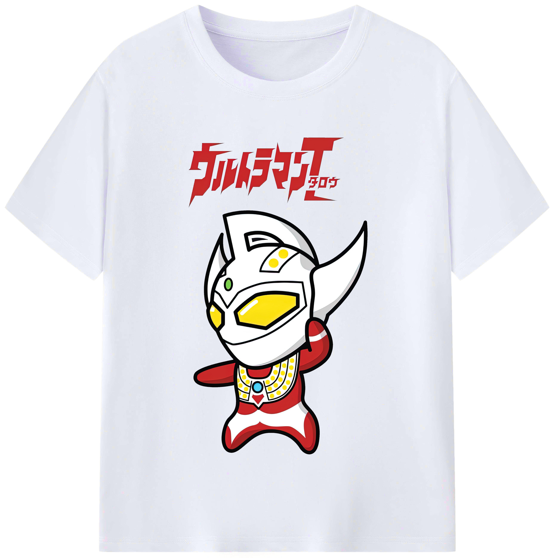 （画像用） ウルトラマン Ultraman レディースカジュアルプリントTシャツ（綿100％）
