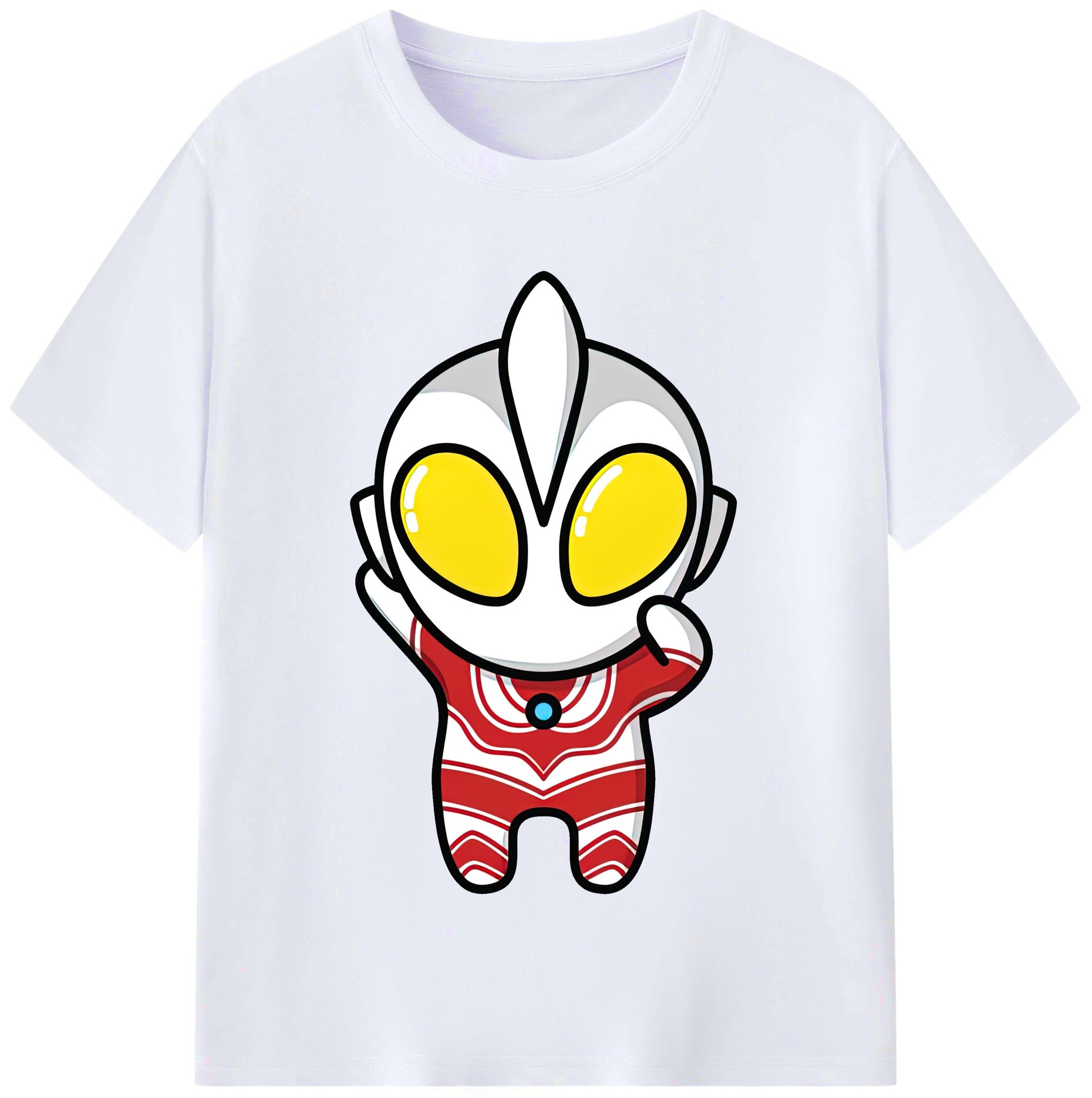 （画像用） ウルトラマン Ultraman レディースカジュアルプリントTシャツ（綿100％）