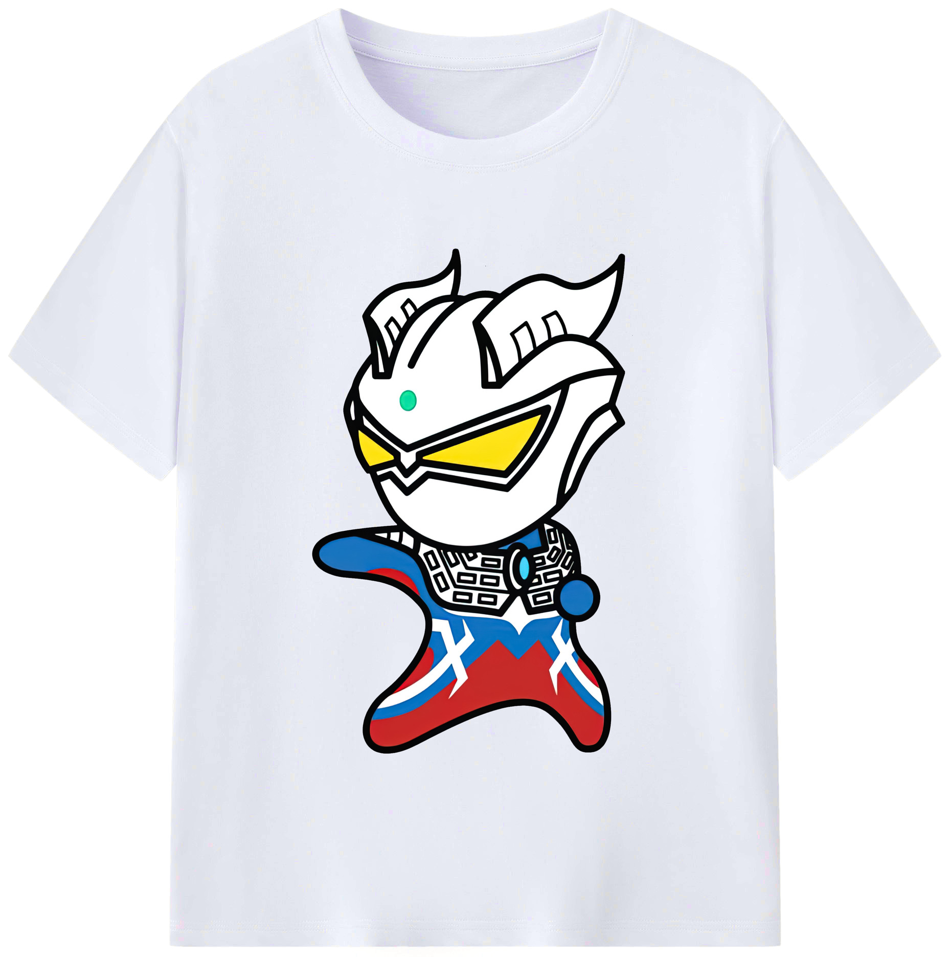 （画像用） ウルトラマン Ultraman レディースカジュアルプリントTシャツ（綿100％）