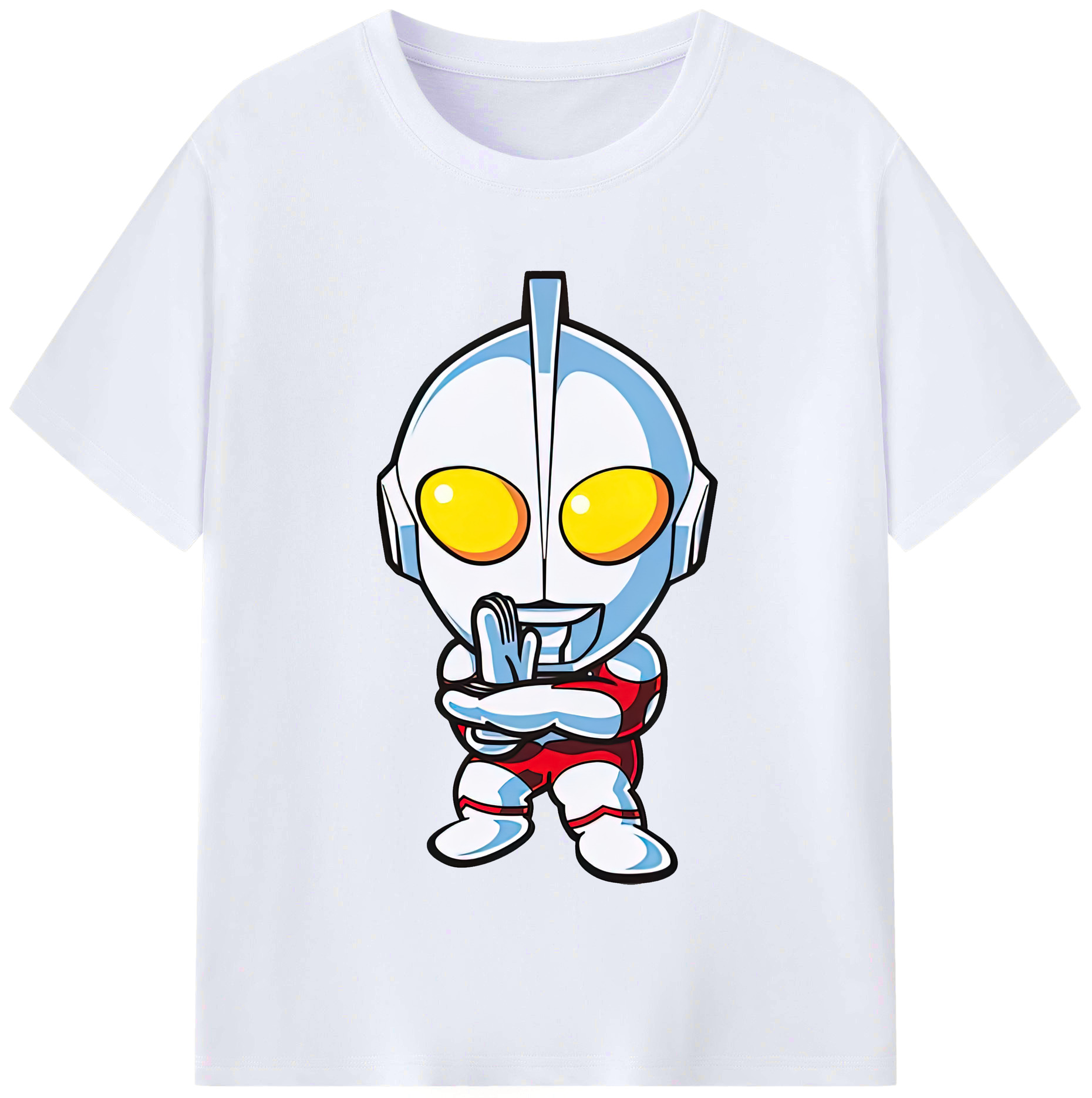 （画像用） ウルトラマン Ultraman レディースカジュアルプリントTシャツ（綿100％）