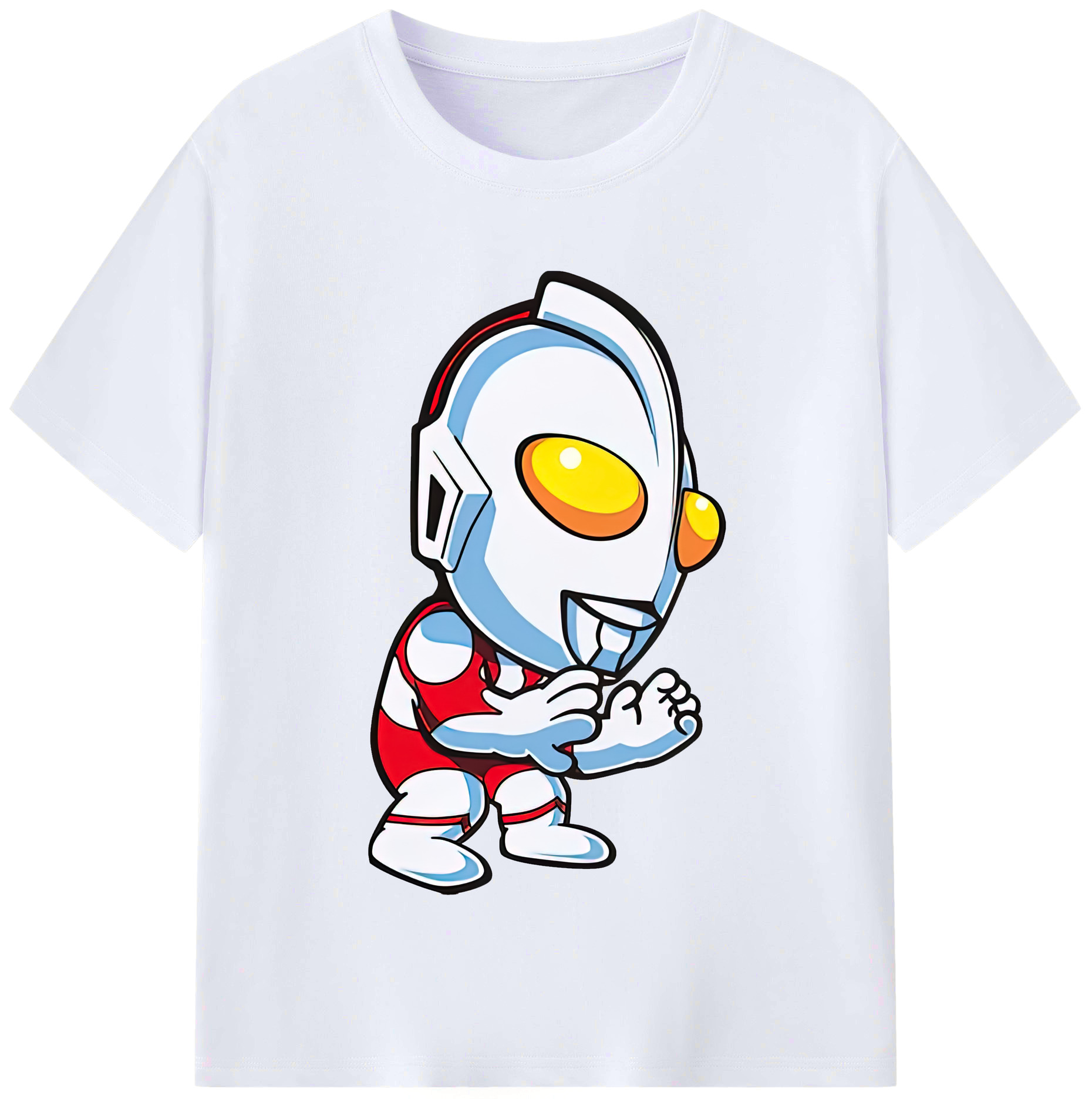 （画像用） ウルトラマン Ultraman レディースカジュアルプリントTシャツ（綿100％）