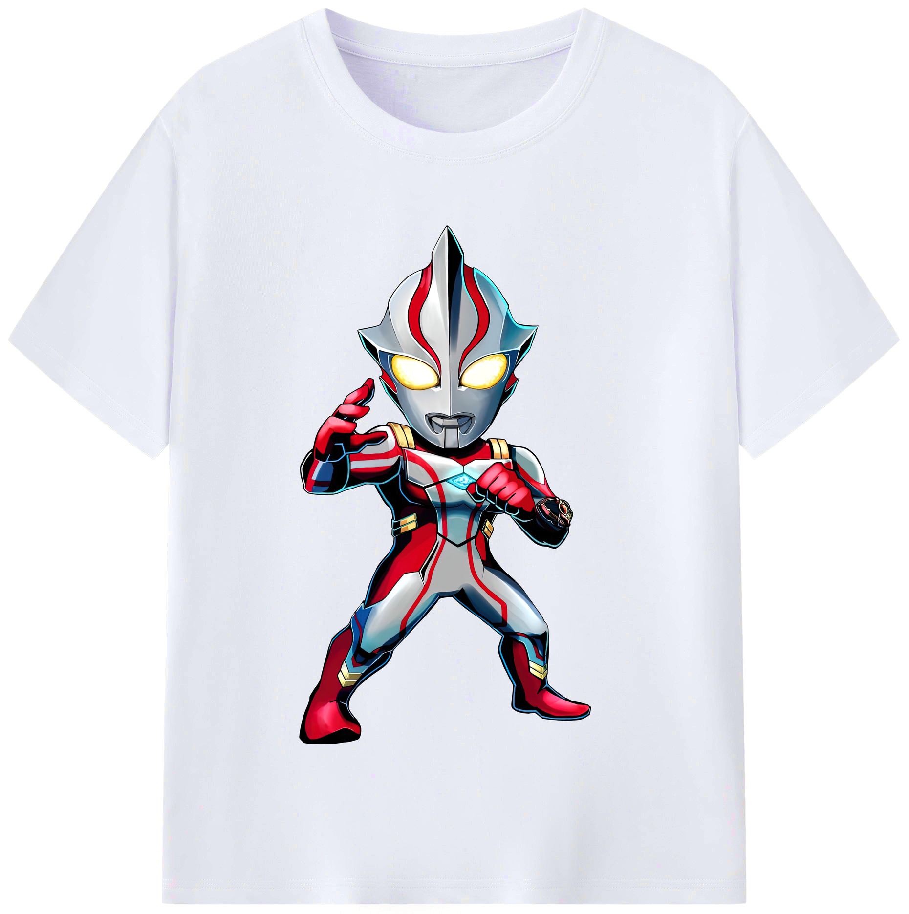 （画像用） ウルトラマン Ultraman レディースカジュアルプリントTシャツ（綿100％）