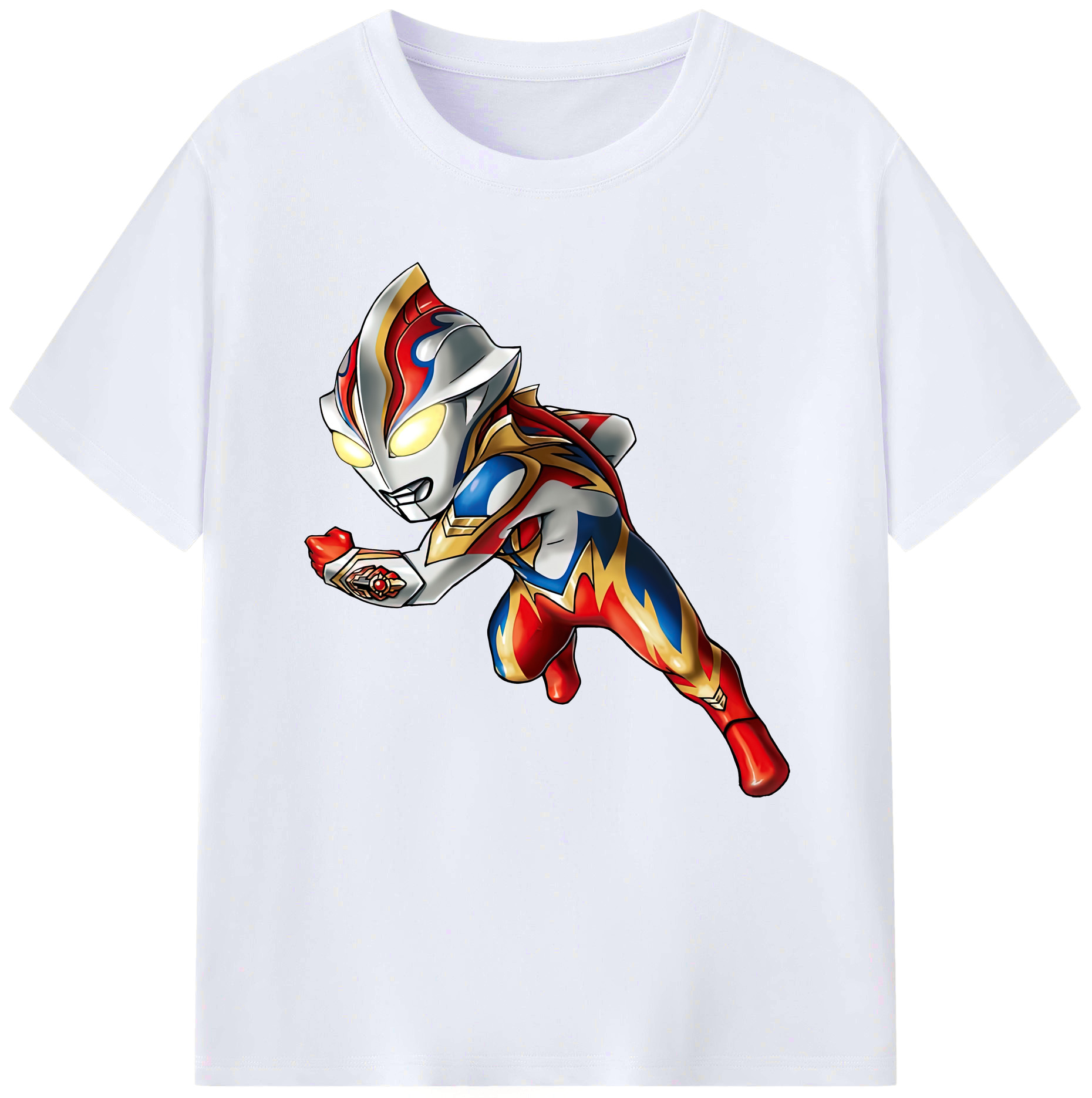 （画像用） ウルトラマン Ultraman レディースカジュアルプリントTシャツ（綿100％）