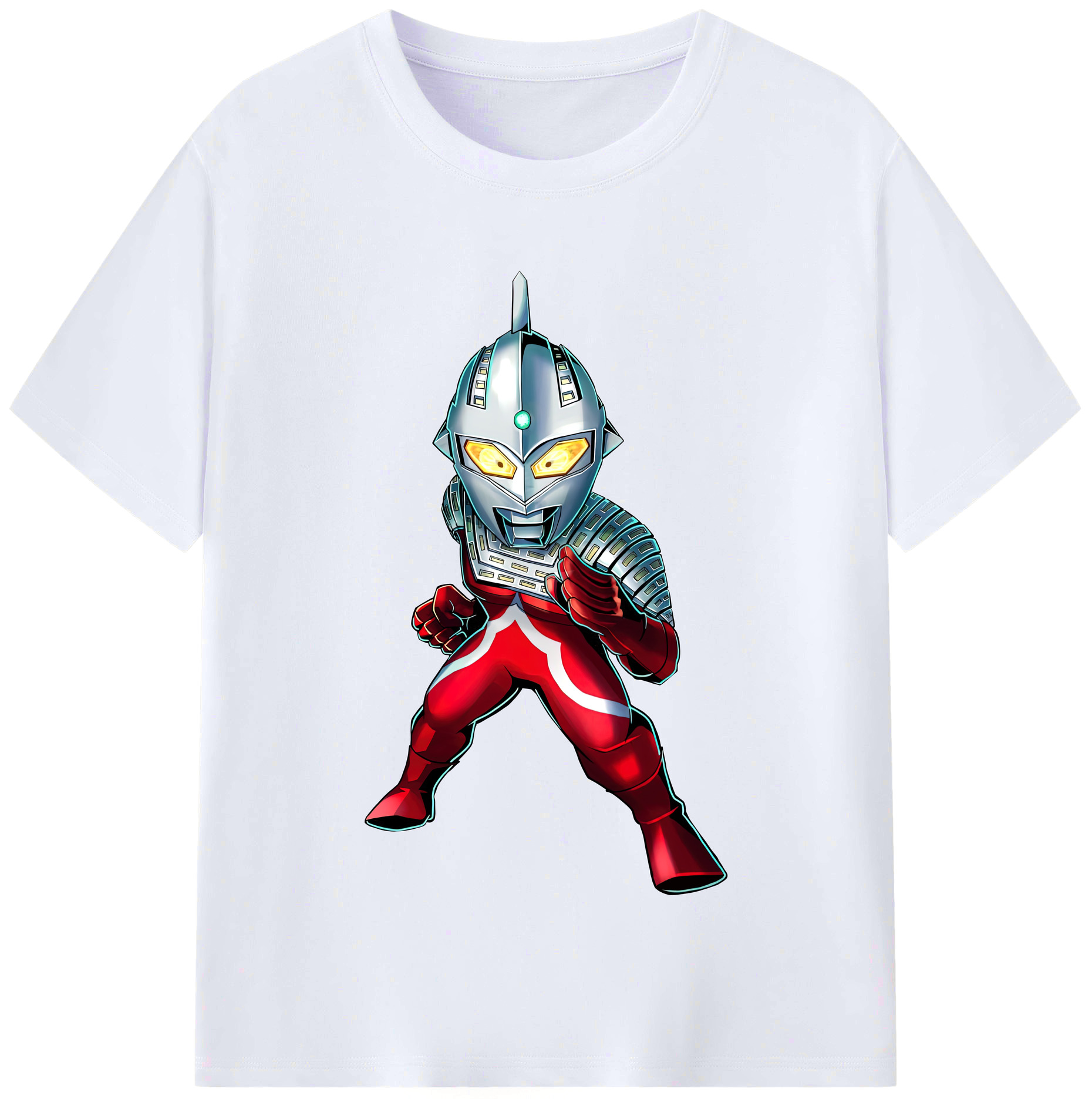 （画像用） ウルトラマン Ultraman レディースカジュアルプリントTシャツ（綿100％）
