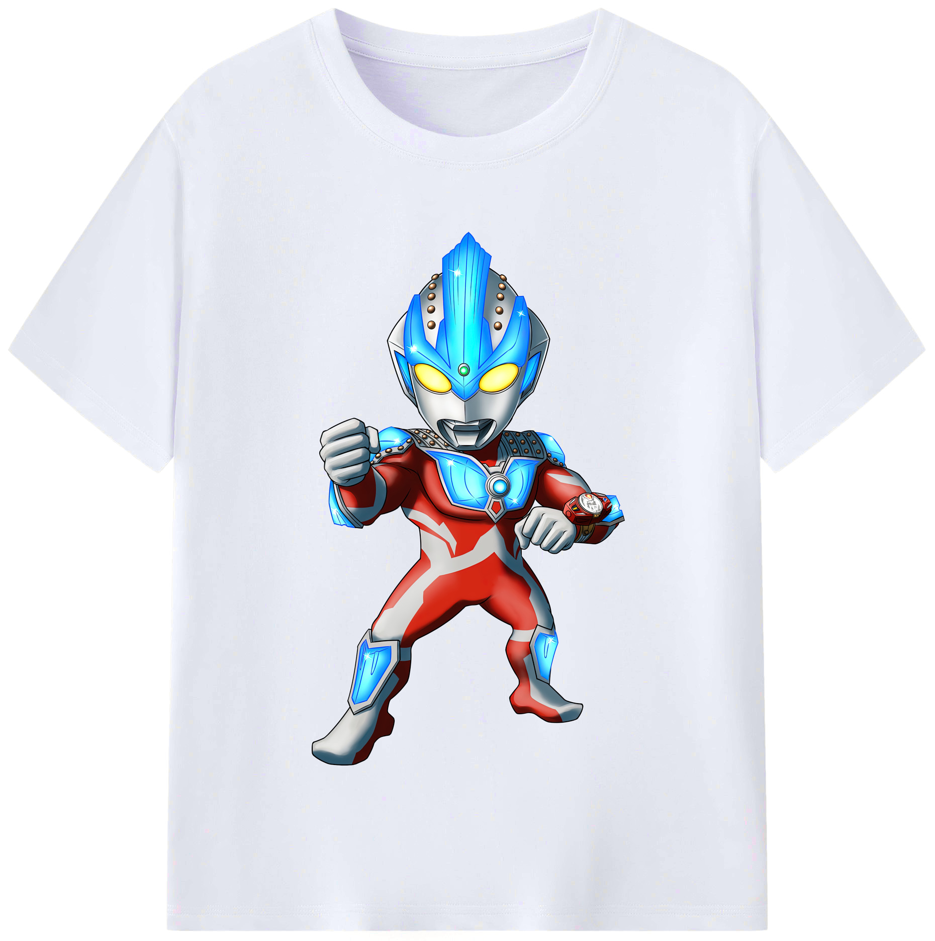 （画像用） ウルトラマン Ultraman レディースカジュアルプリントTシャツ（綿100％）