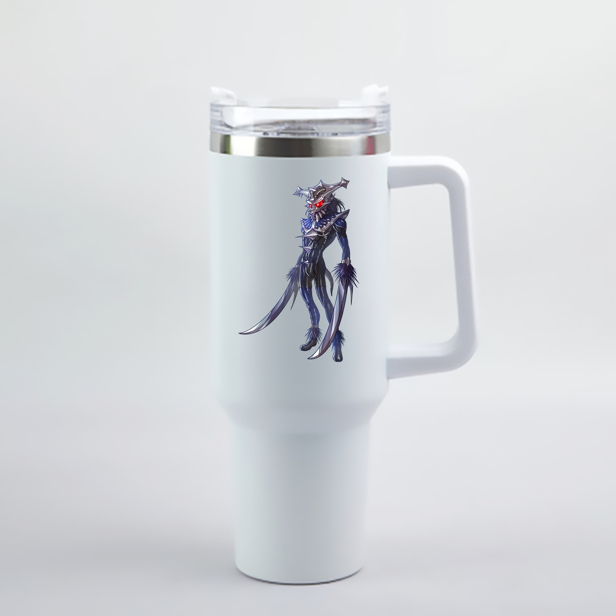 （画像用） ウルトラマン Ultraman 1200mL車用タンブラー - クリスタルステッカー（プラスチックストロー付き）