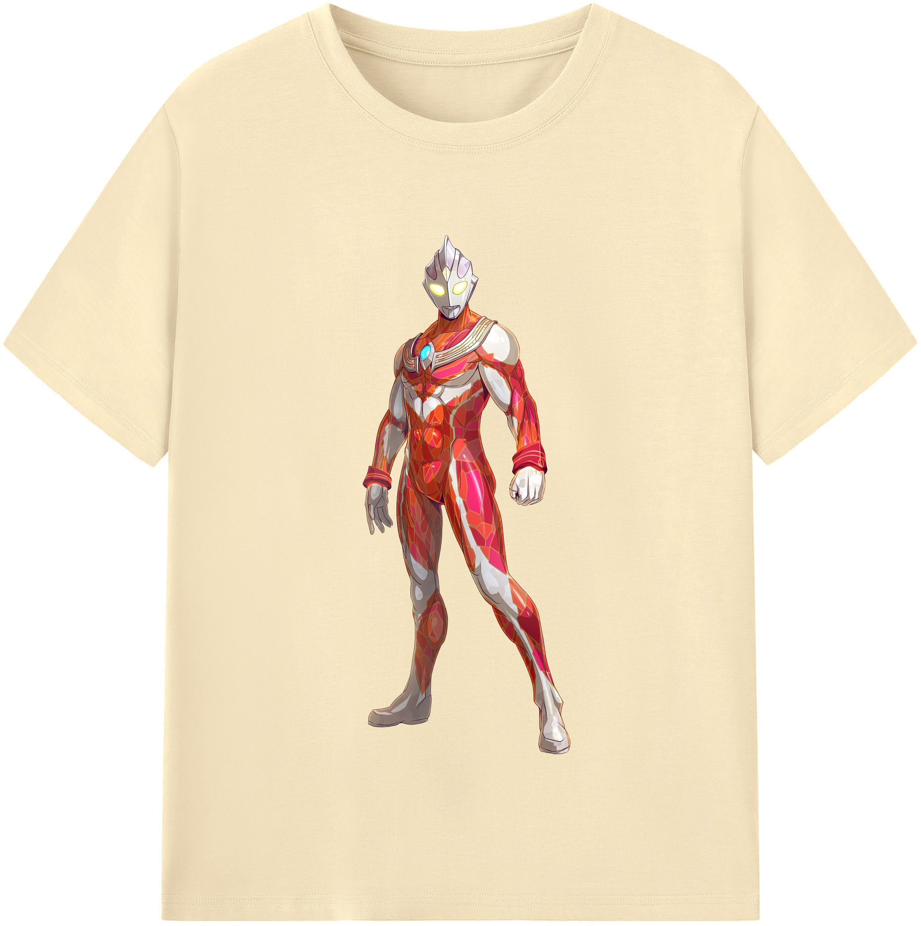 （画像用） ウルトラマン Ultraman 綿100％半袖Tシャツ（フロントプリント）