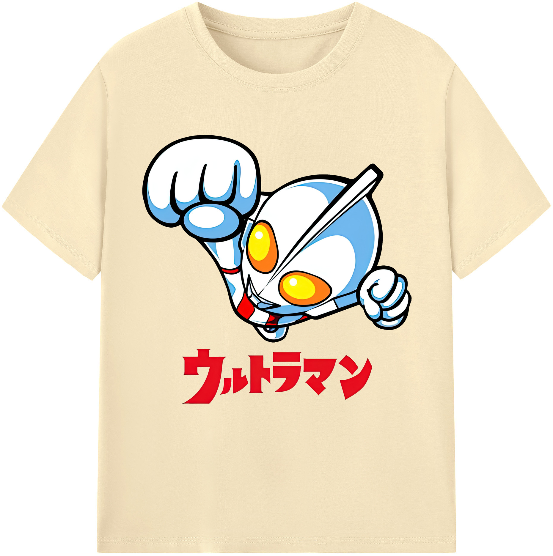 （画像用） ウルトラマン Ultraman 綿100％半袖Tシャツ（フロントプリント）