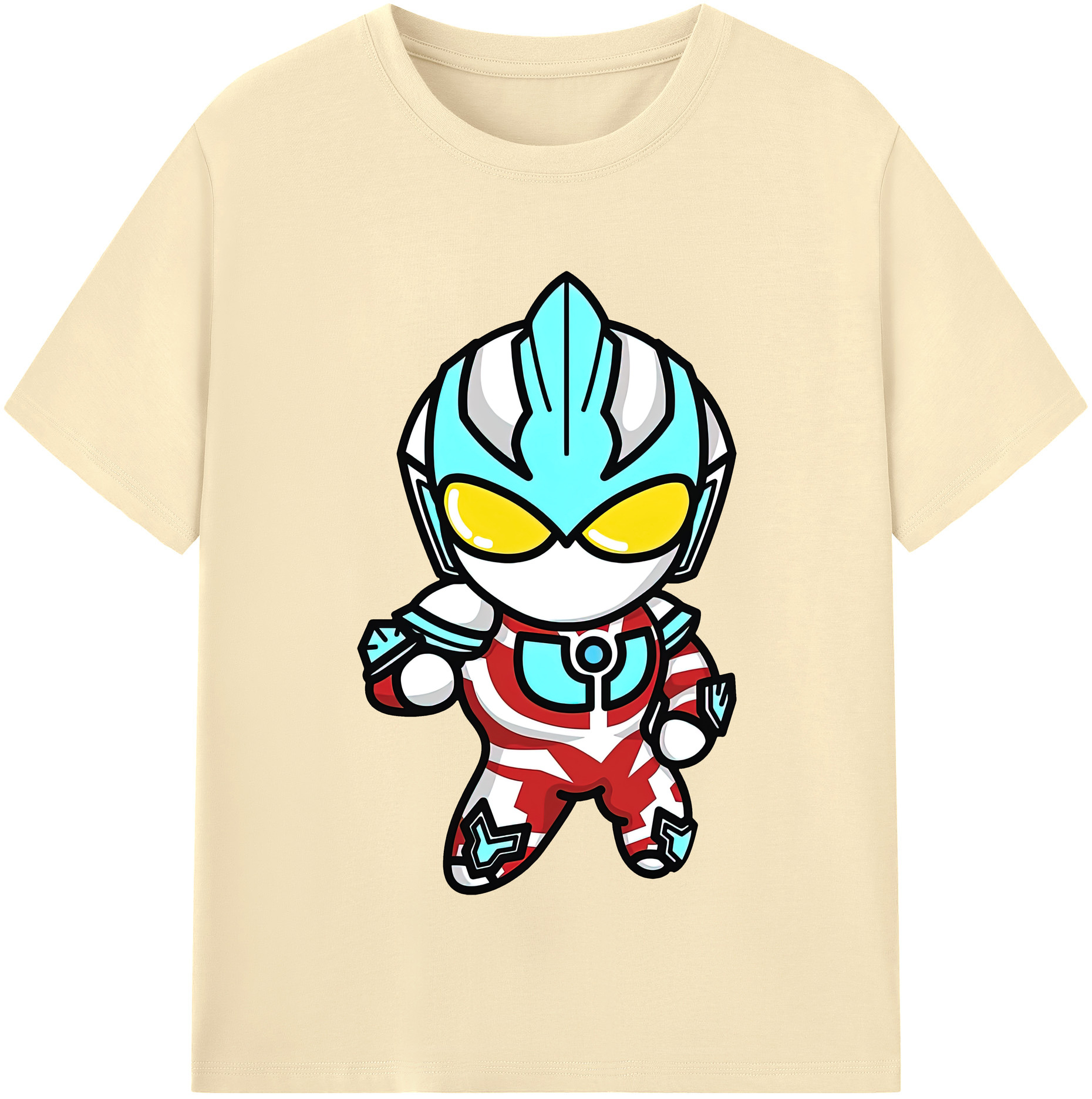 （画像用） ウルトラマン Ultraman 綿100％半袖Tシャツ（フロントプリント）