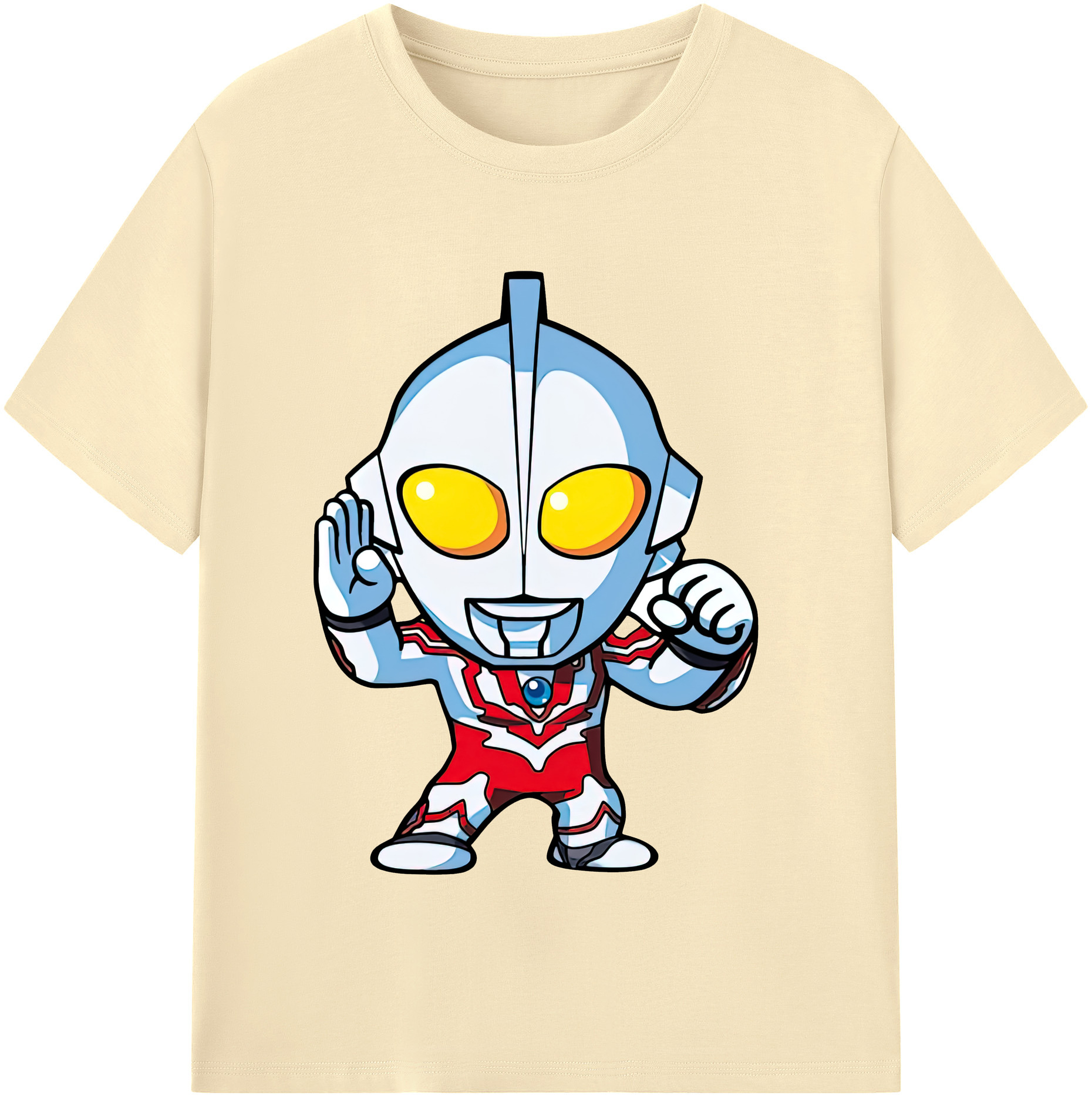 （画像用） ウルトラマン Ultraman 綿100％半袖Tシャツ（フロントプリント）