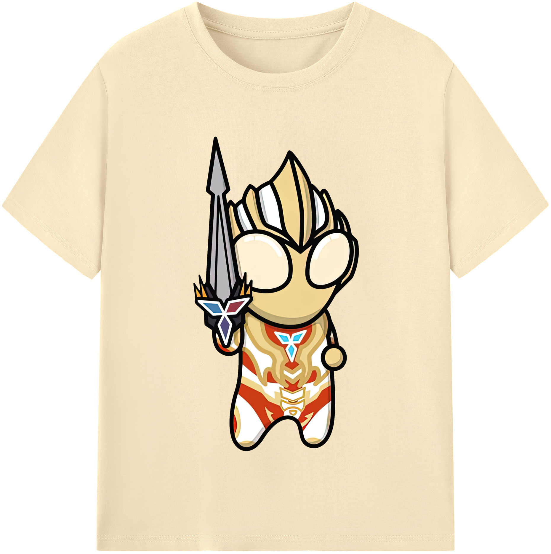 （画像用） ウルトラマン Ultraman 綿100％半袖Tシャツ（フロントプリント）