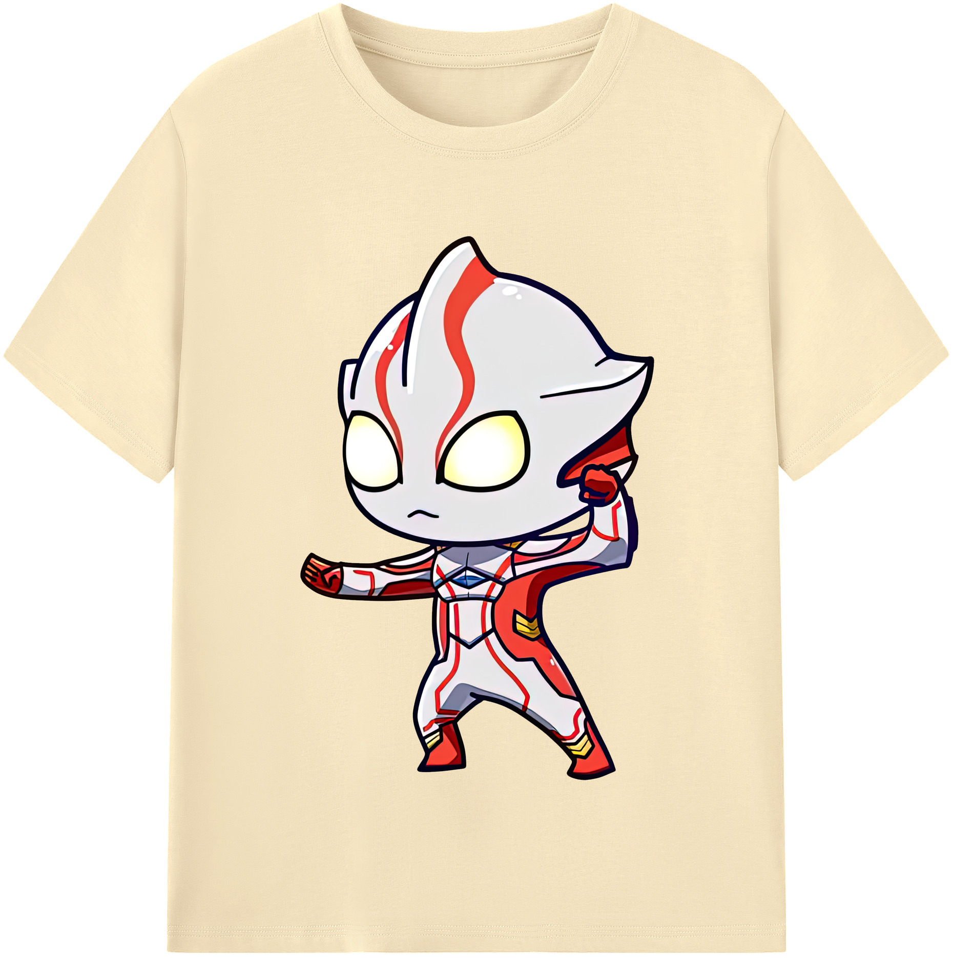 （画像用） ウルトラマン Ultraman 綿100％半袖Tシャツ（フロントプリント）