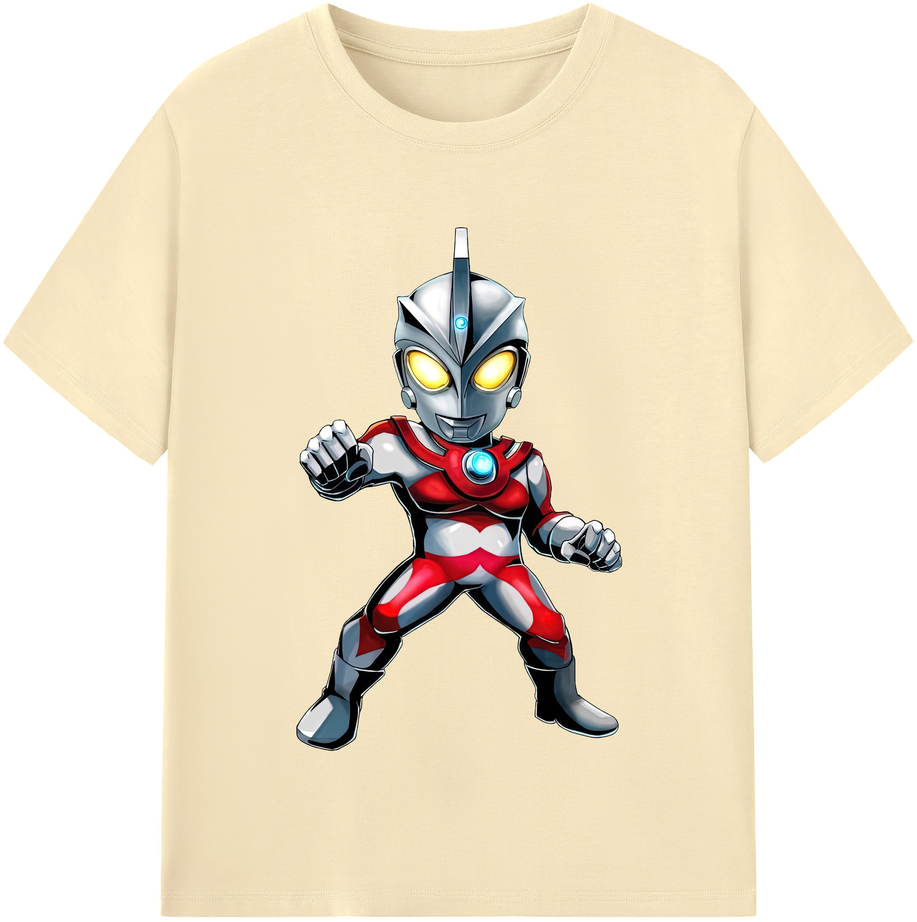 （画像用） ウルトラマン Ultraman 綿100％半袖Tシャツ（フロントプリント）