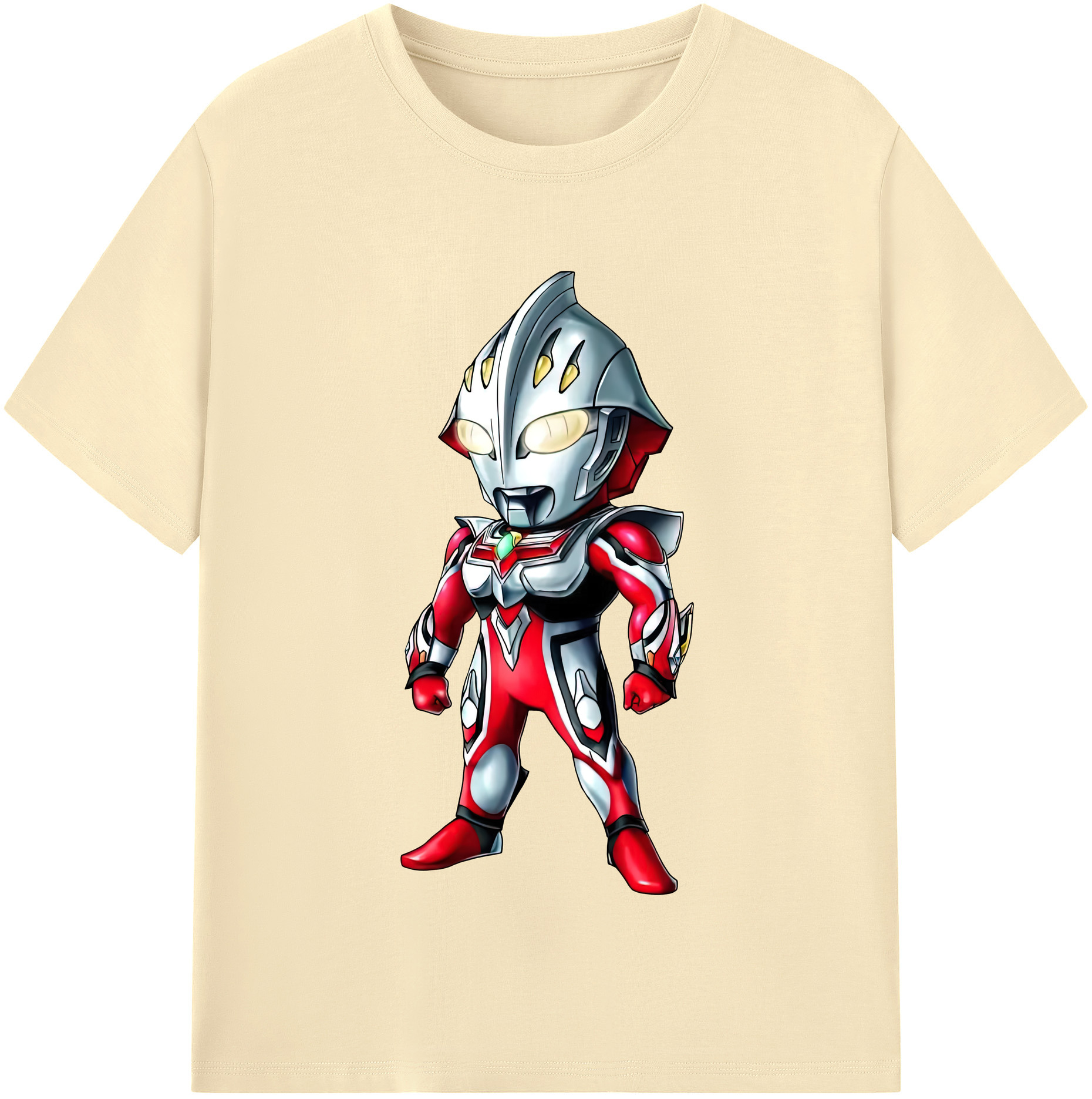 （画像用） ウルトラマン Ultraman 綿100％半袖Tシャツ（フロントプリント）