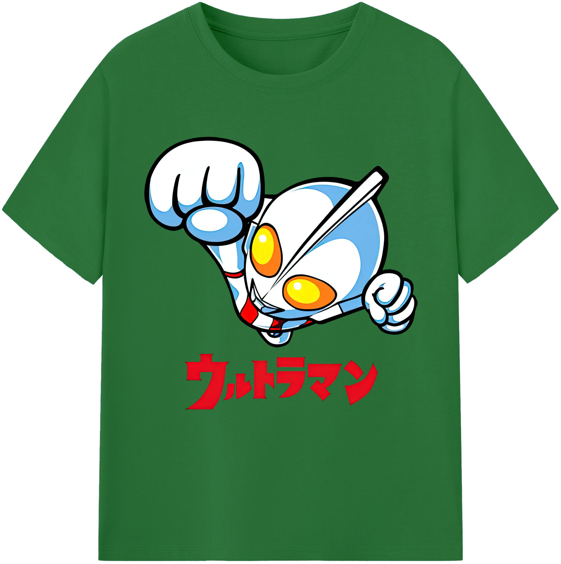 （画像用） ウルトラマン Ultraman 綿100％半袖Tシャツ（フロントプリント）