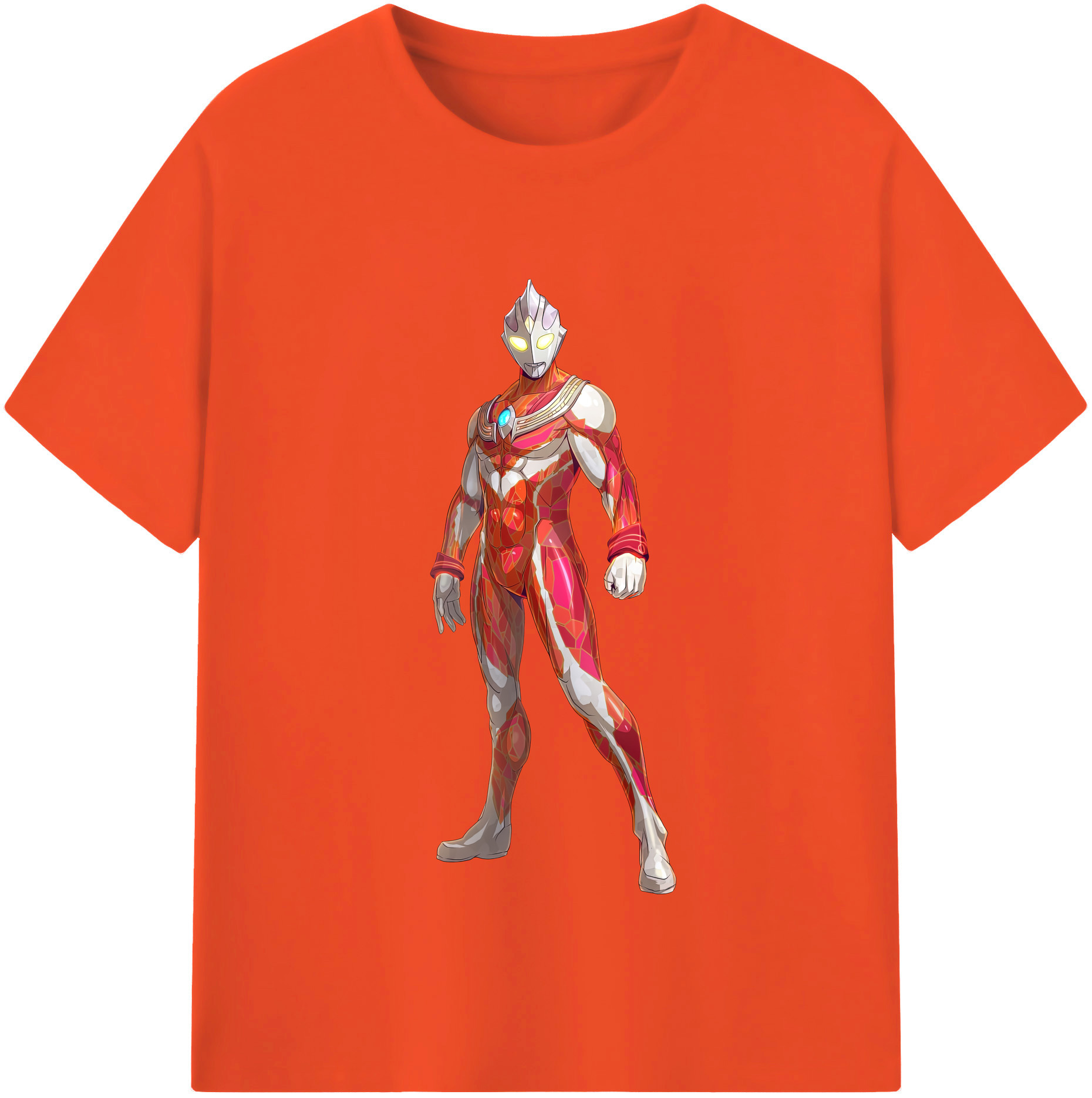 （画像用） ウルトラマン Ultraman 綿100％半袖Tシャツ（フロントプリント）