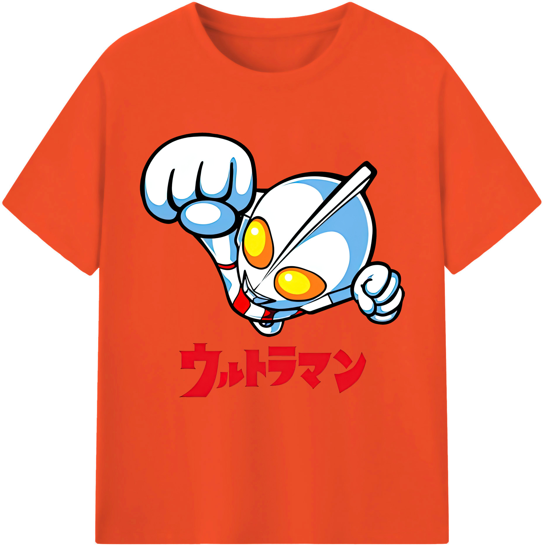 （画像用） ウルトラマン Ultraman 綿100％半袖Tシャツ（フロントプリント）