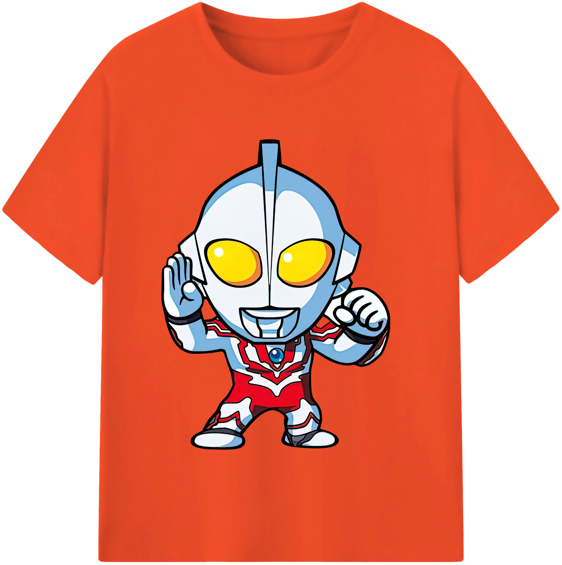 （画像用） ウルトラマン Ultraman 綿100％半袖Tシャツ（フロントプリント）