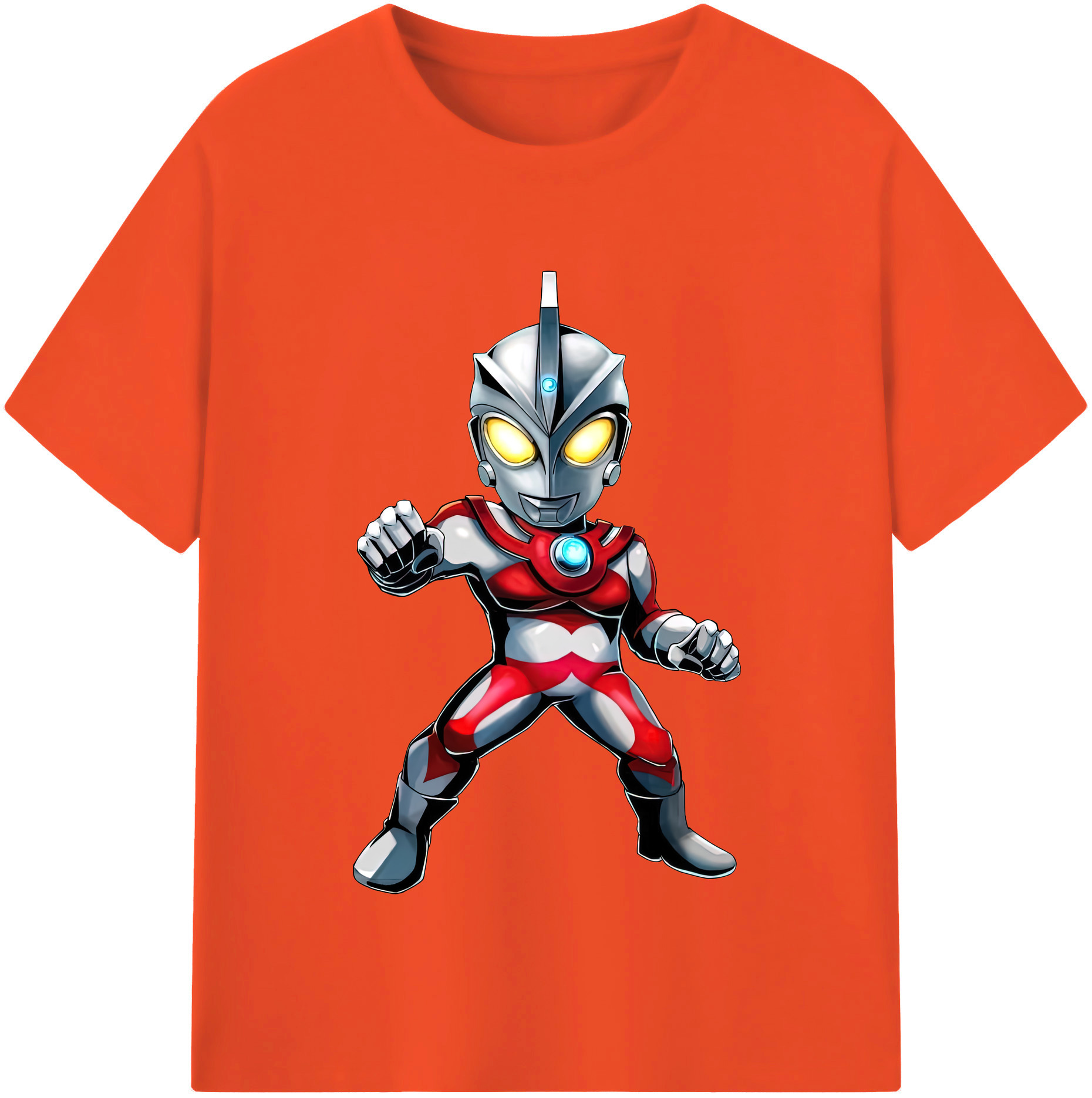 （画像用） ウルトラマン Ultraman 綿100％半袖Tシャツ（フロントプリント）