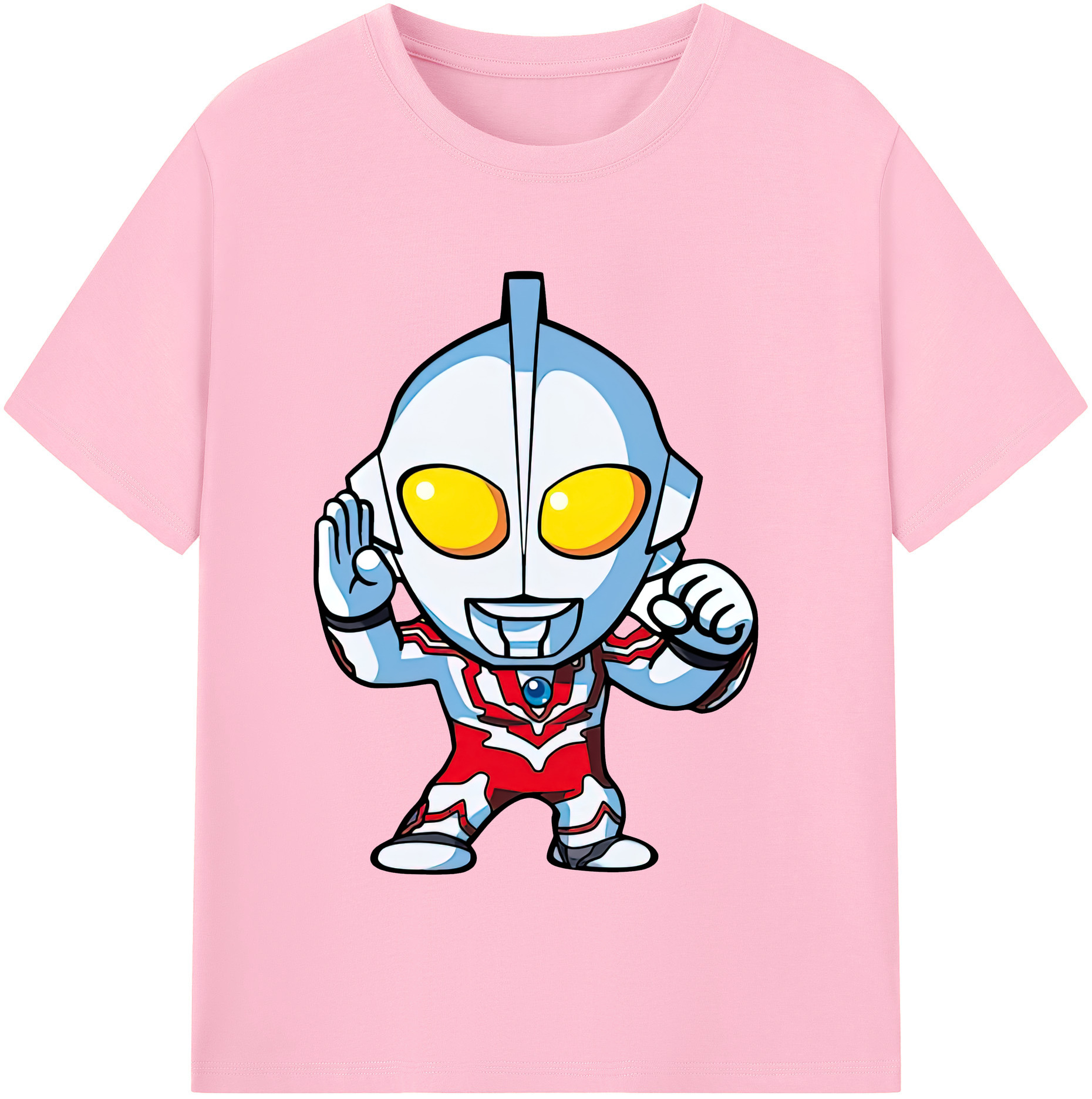 （画像用） ウルトラマン Ultraman 綿100％半袖Tシャツ（フロントプリント）