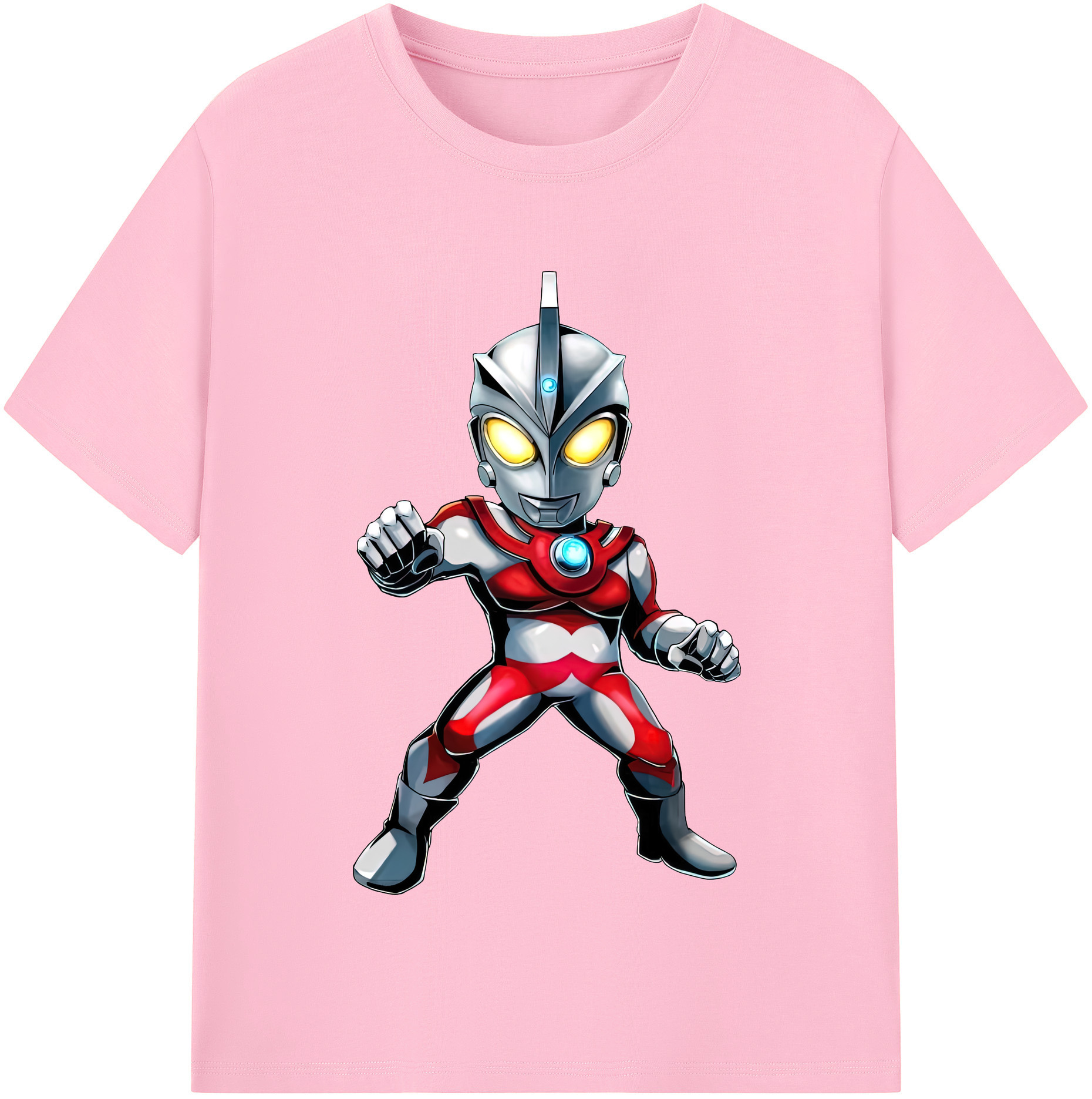 （画像用） ウルトラマン Ultraman 綿100％半袖Tシャツ（フロントプリント）