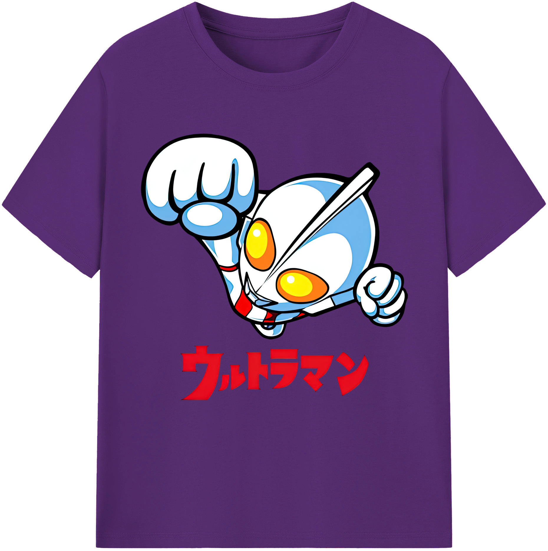 （画像用） ウルトラマン Ultraman 綿100％半袖Tシャツ（フロントプリント）