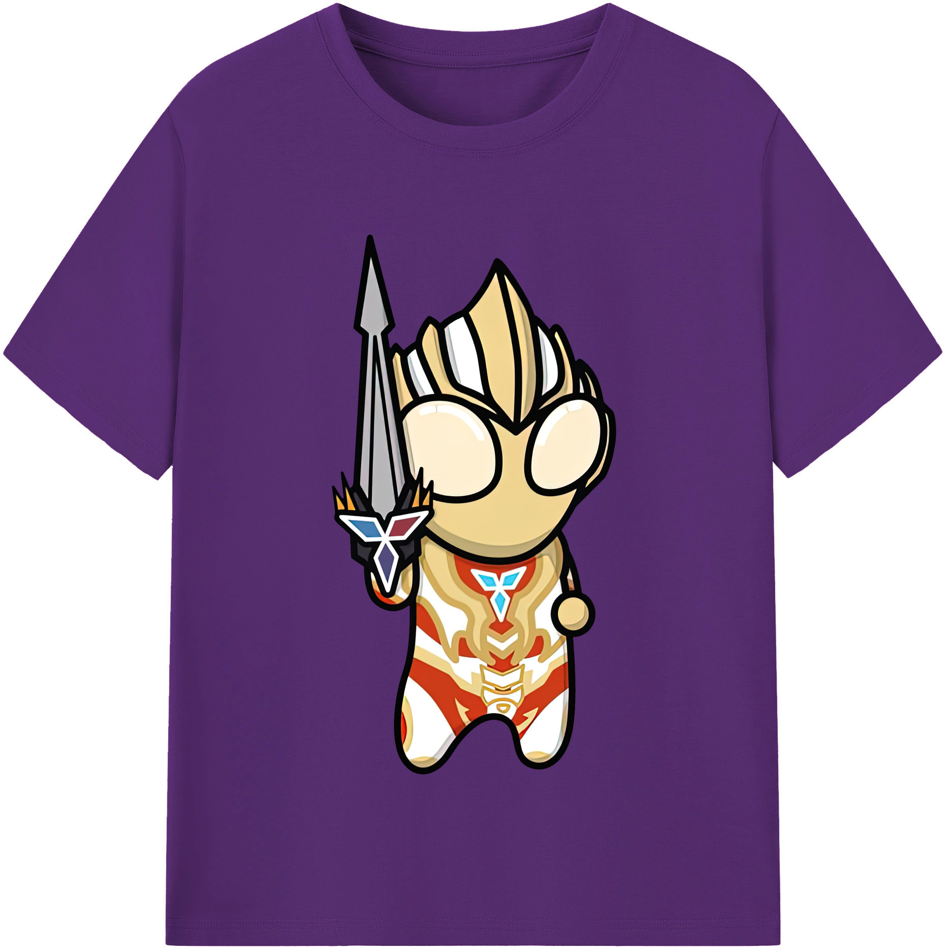 （画像用） ウルトラマン Ultraman 綿100％半袖Tシャツ（フロントプリント）