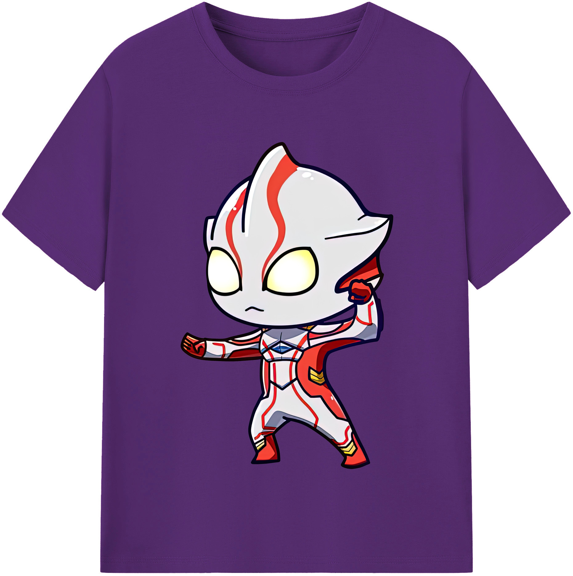 （画像用） ウルトラマン Ultraman 綿100％半袖Tシャツ（フロントプリント）