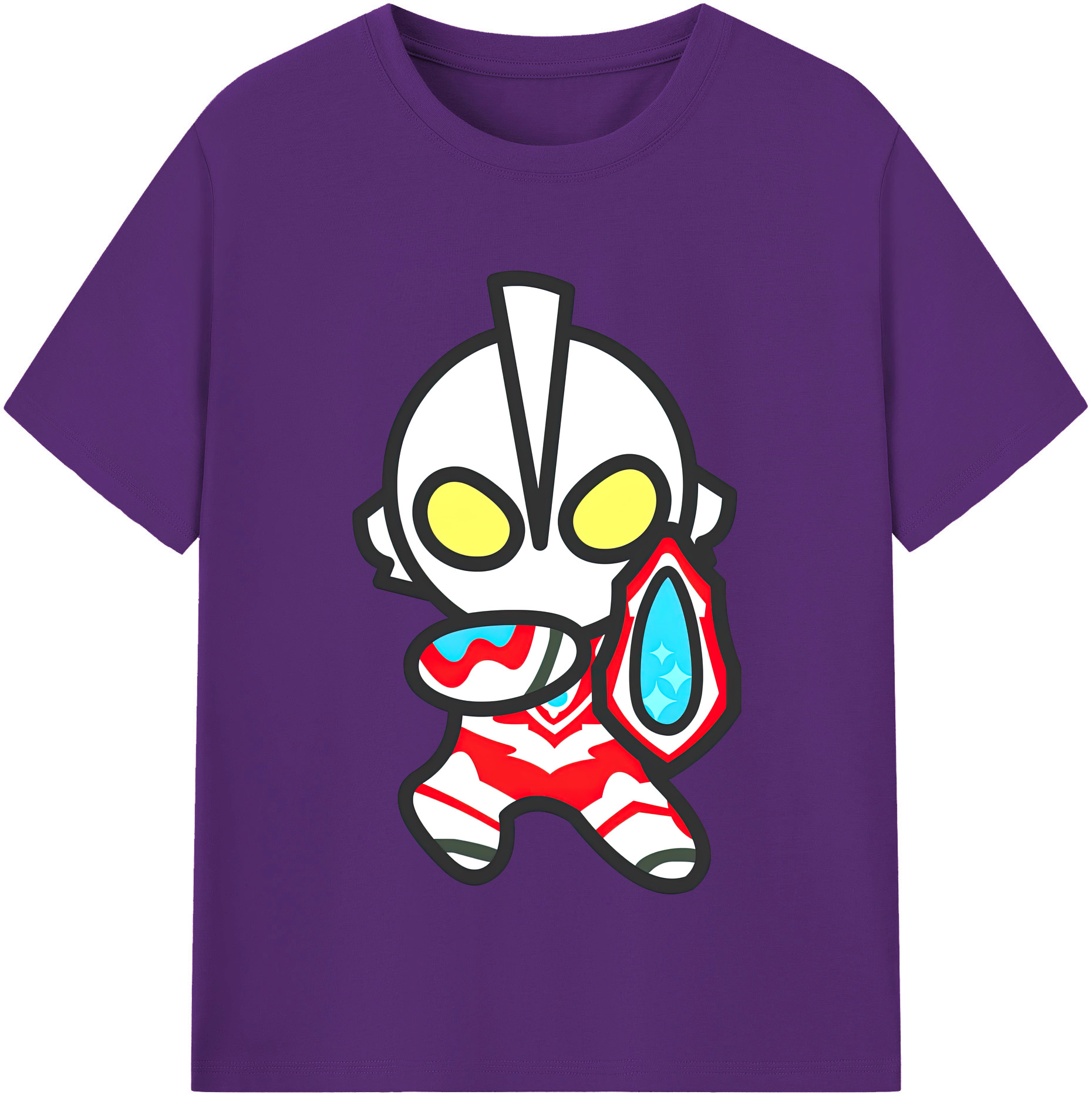 （画像用） ウルトラマン Ultraman 綿100％半袖Tシャツ（フロントプリント）