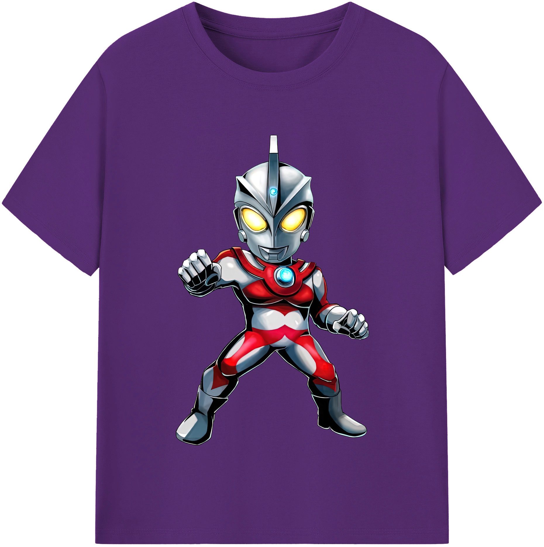 （画像用） ウルトラマン Ultraman 綿100％半袖Tシャツ（フロントプリント）