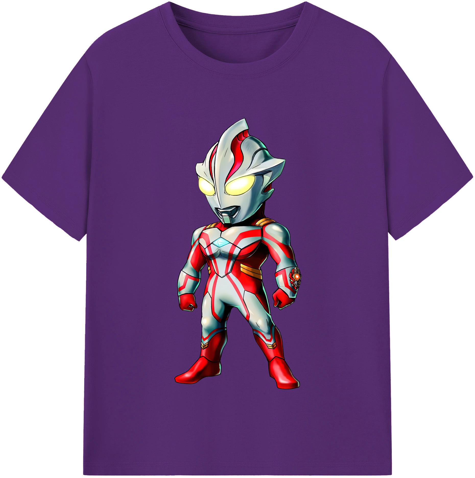 （画像用） ウルトラマン Ultraman 綿100％半袖Tシャツ（フロントプリント）