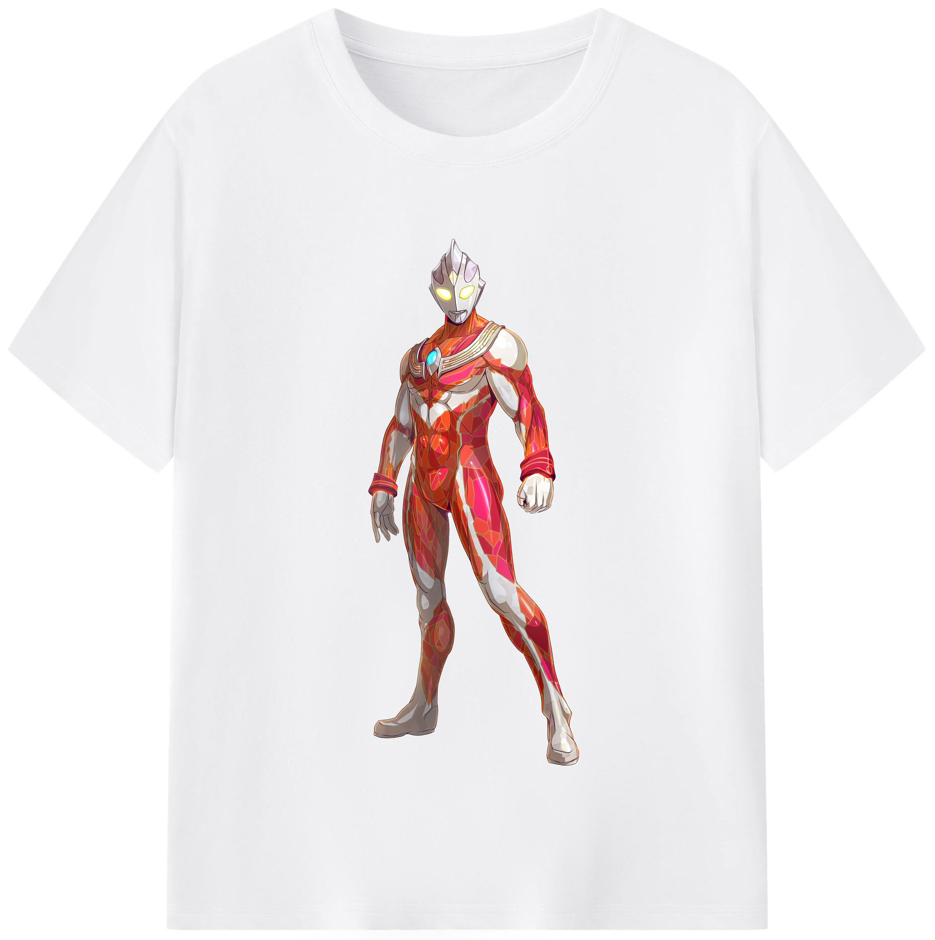 （画像用） ウルトラマン Ultraman 綿100％半袖Tシャツ（フロントプリント）