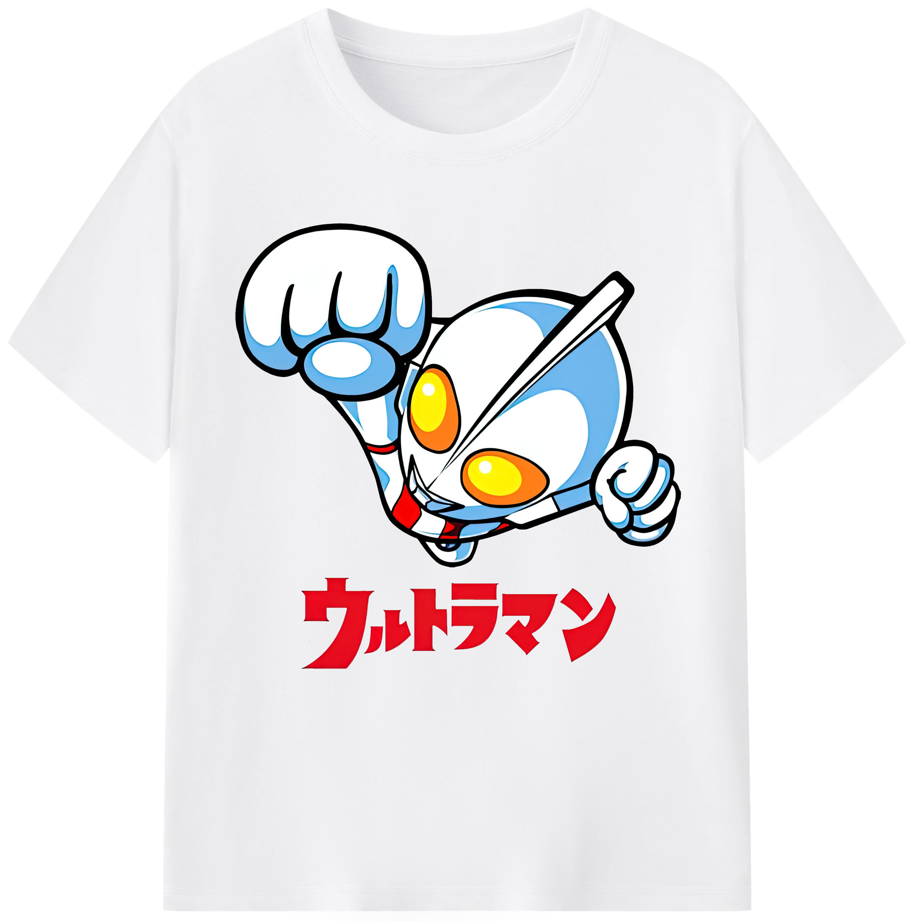 （画像用） ウルトラマン Ultraman 綿100％半袖Tシャツ（フロントプリント）