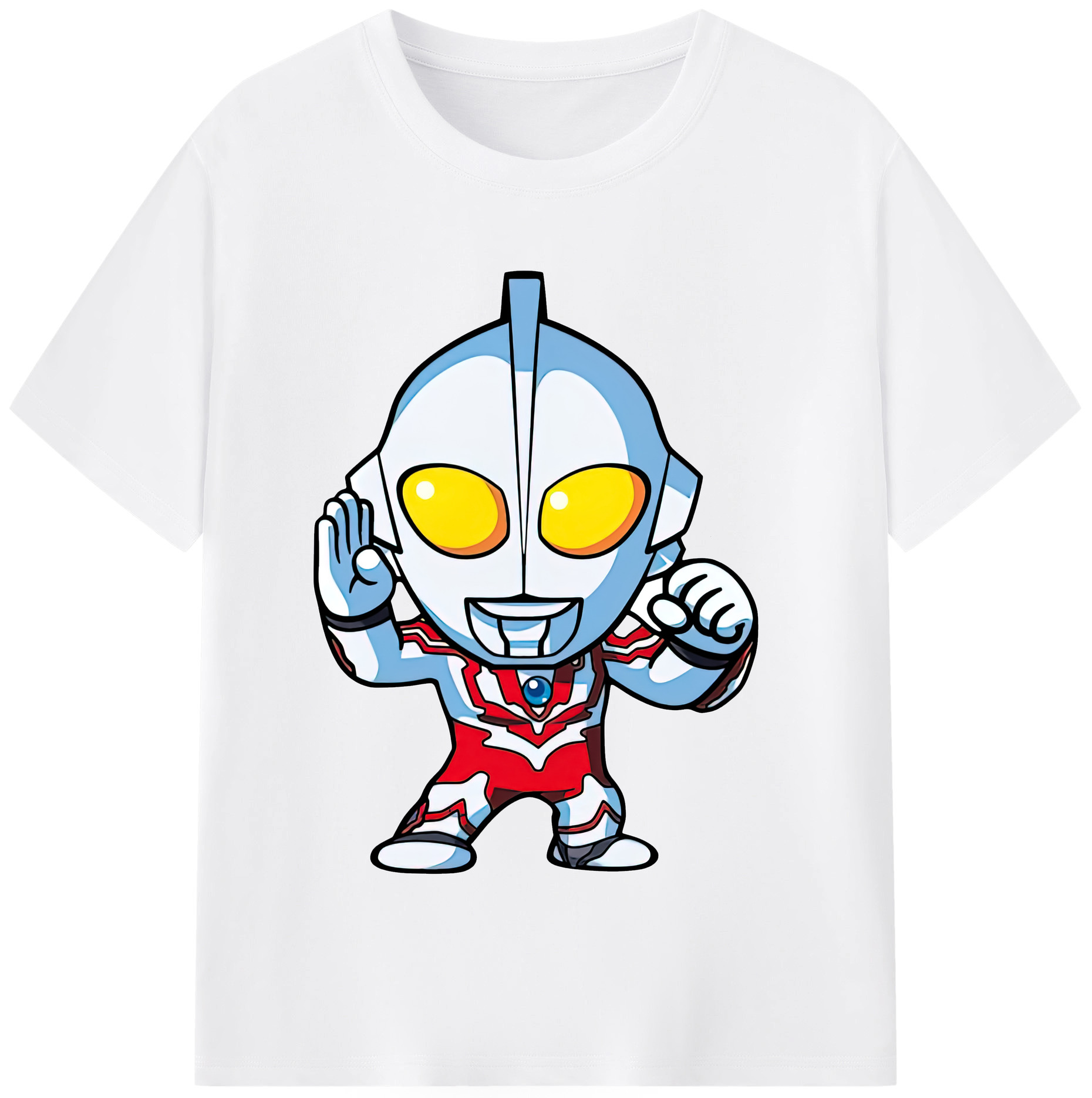 （画像用） ウルトラマン Ultraman 綿100％半袖Tシャツ（フロントプリント）