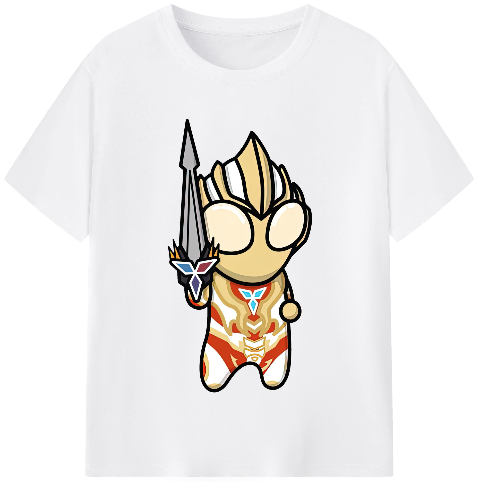 （画像用） ウルトラマン Ultraman 綿100％半袖Tシャツ（フロントプリント）