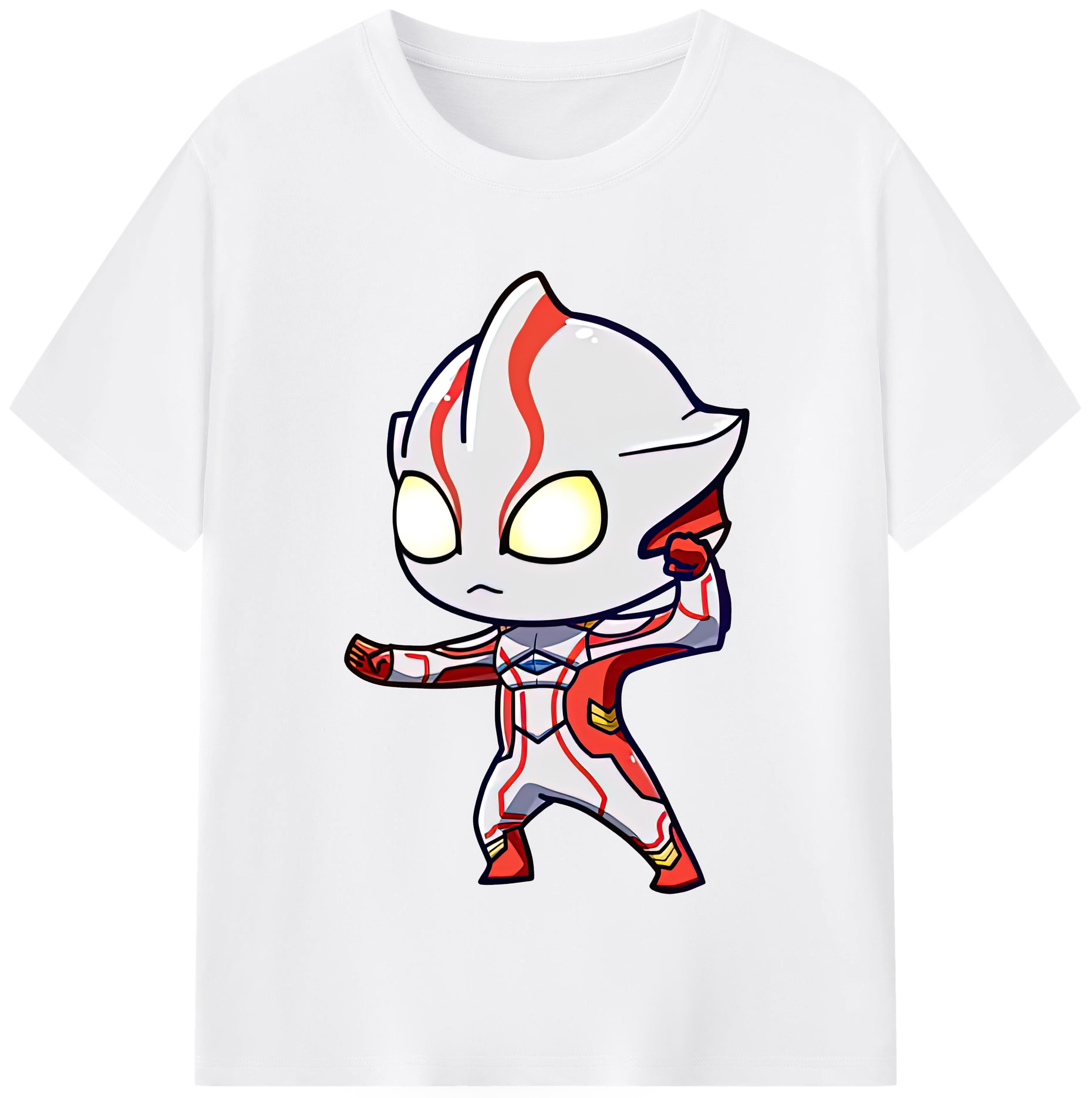 （画像用） ウルトラマン Ultraman 綿100％半袖Tシャツ（フロントプリント）