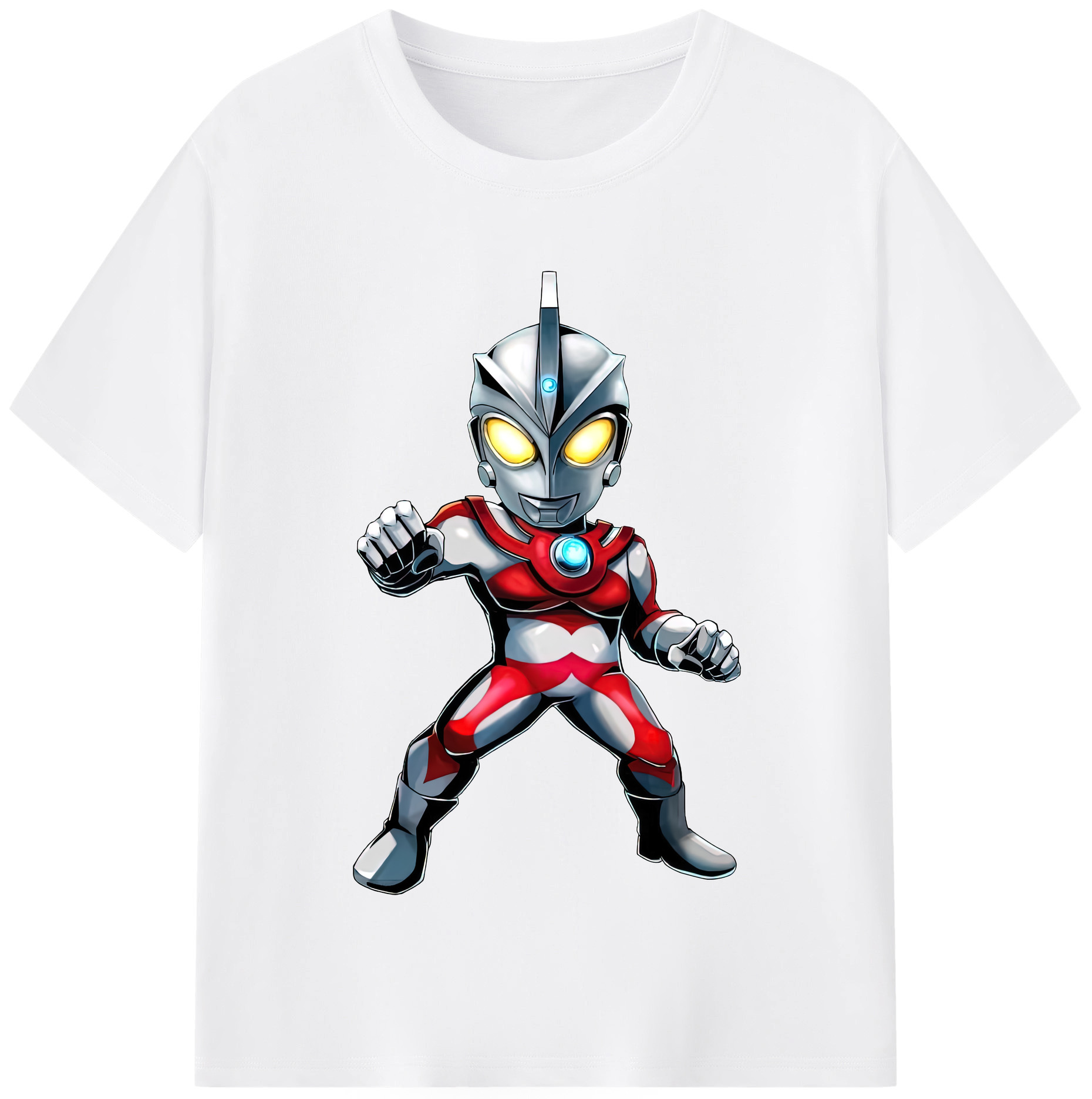 （画像用） ウルトラマン Ultraman 綿100％半袖Tシャツ（フロントプリント）