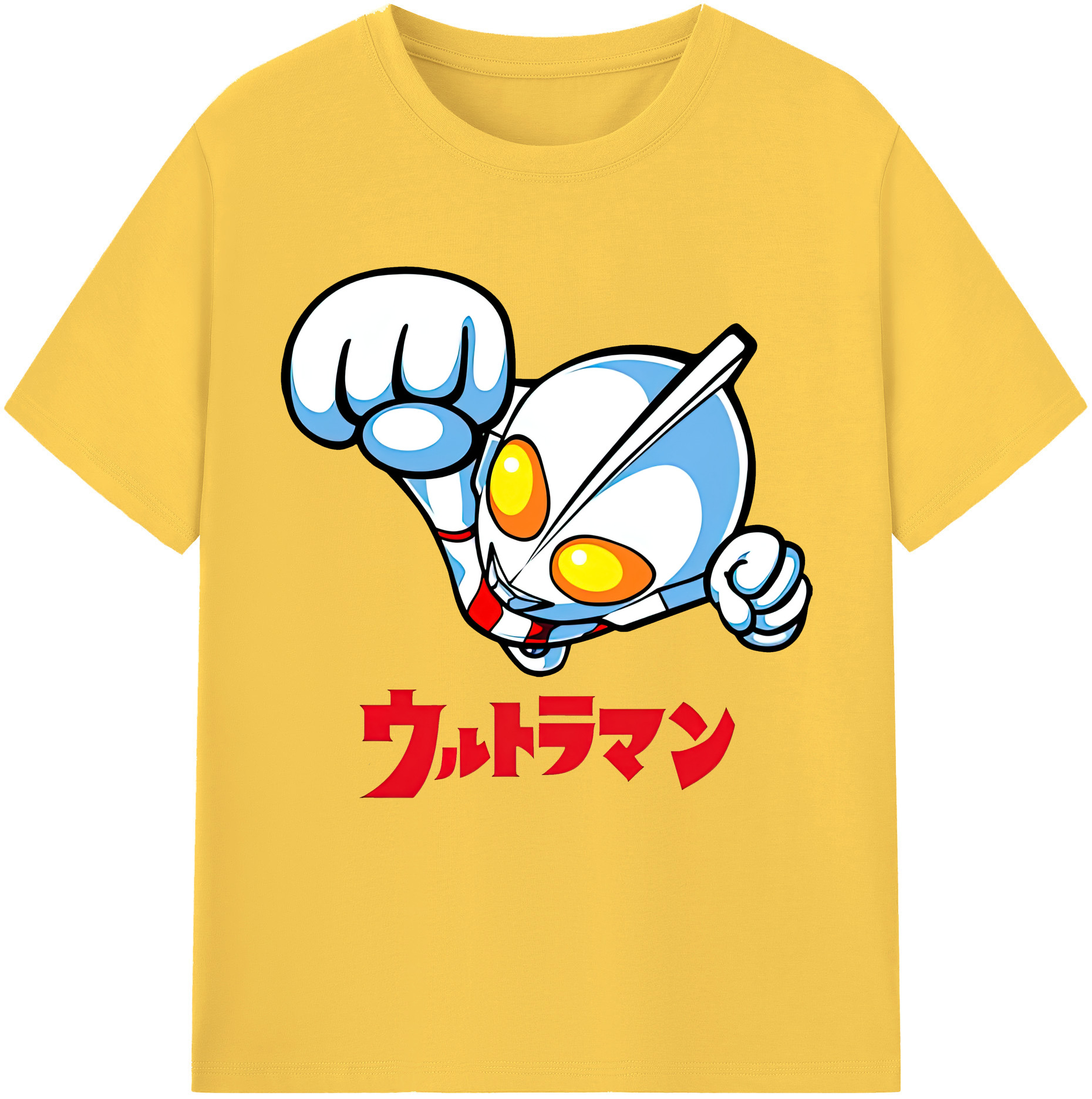 （画像用） ウルトラマン Ultraman 綿100％半袖Tシャツ（フロントプリント）