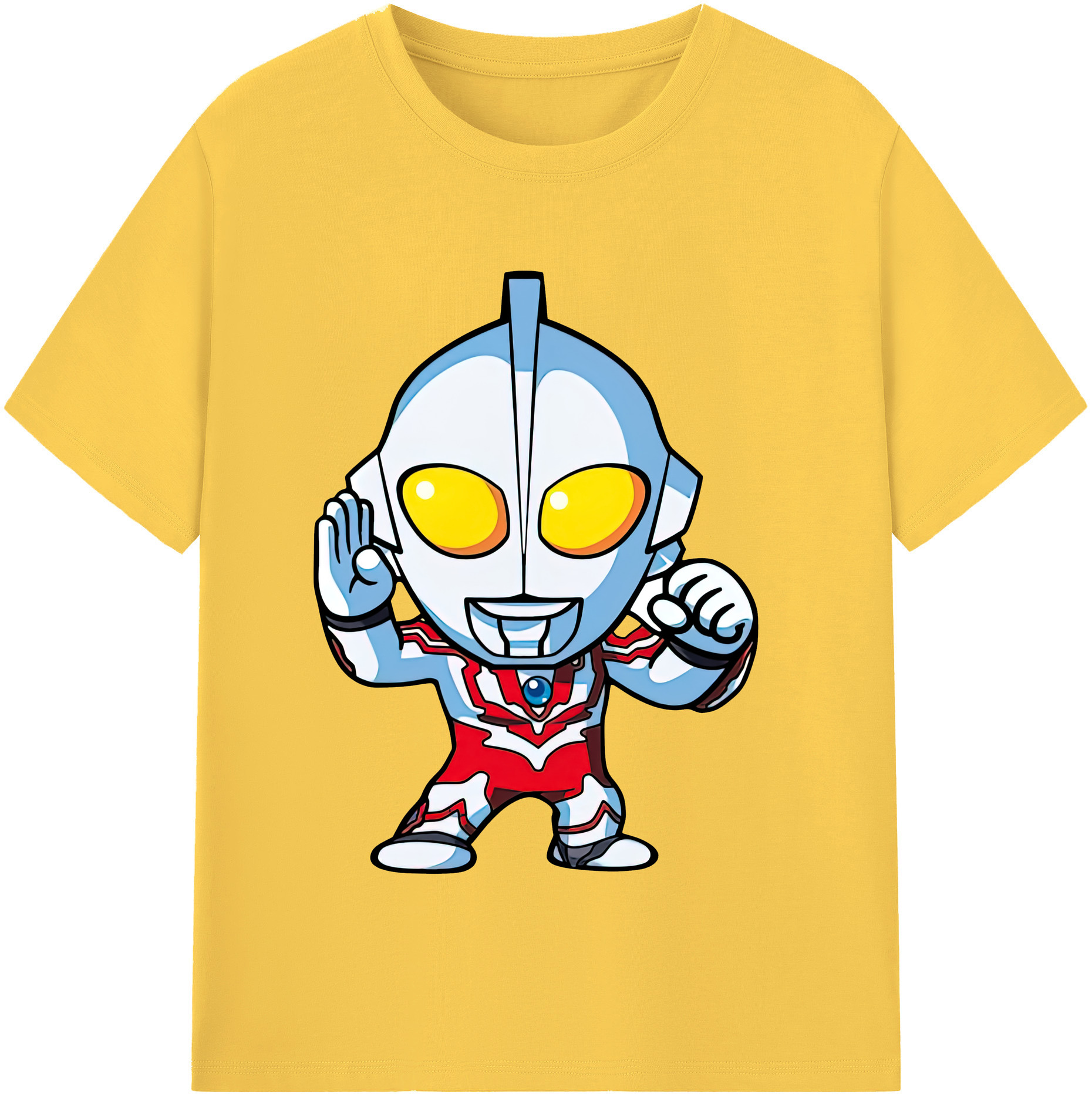 （画像用） ウルトラマン Ultraman 綿100％半袖Tシャツ（フロントプリント）